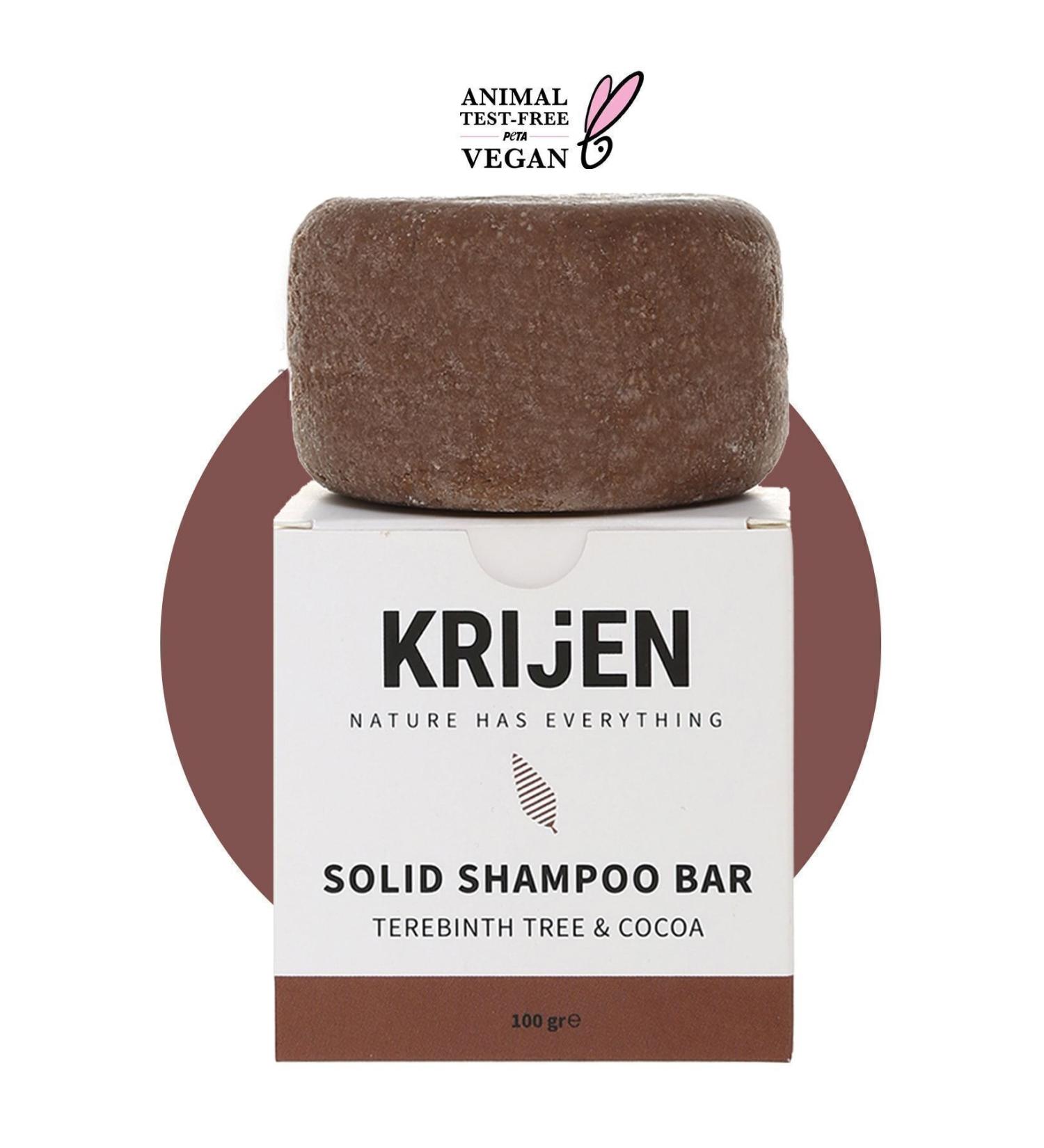 Krijen Cocoa & B tt m Solid Shampoo 100g - Buy Online on GoSupps.com