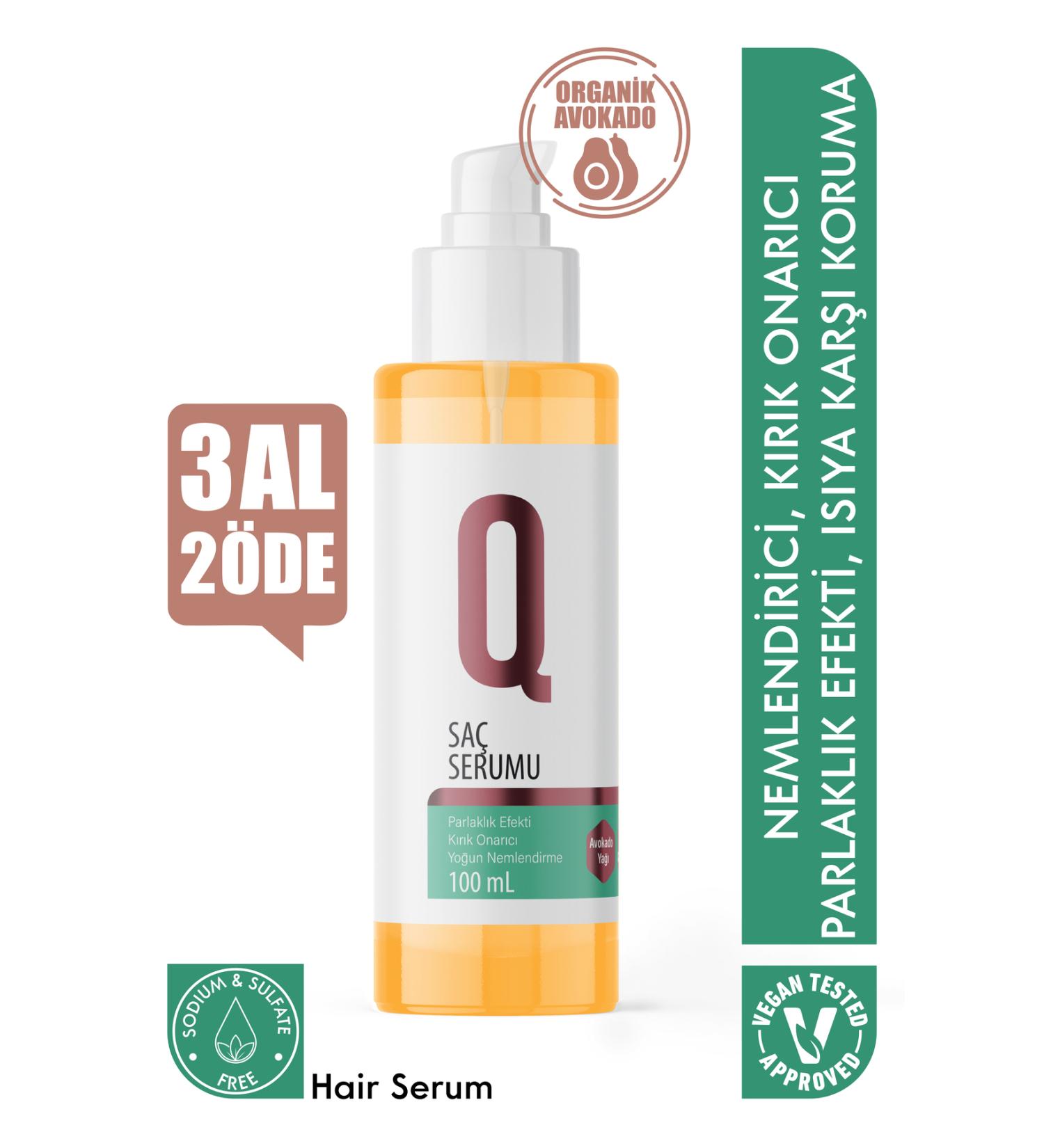 QUR Breakage Repair Shine & Strengthening Avocado Moisturizing Oil Balancing Hair Serum - Buy Online on GoSupps.com