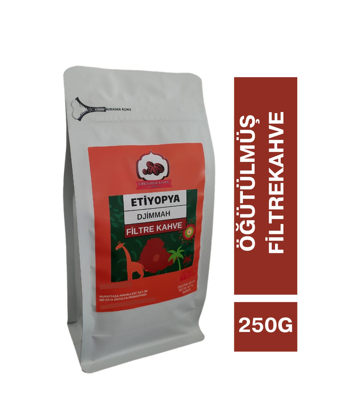 k rkambar natural Ethiopian Filter Coffee (Medium Roast Ground Filter Coffee) 250g