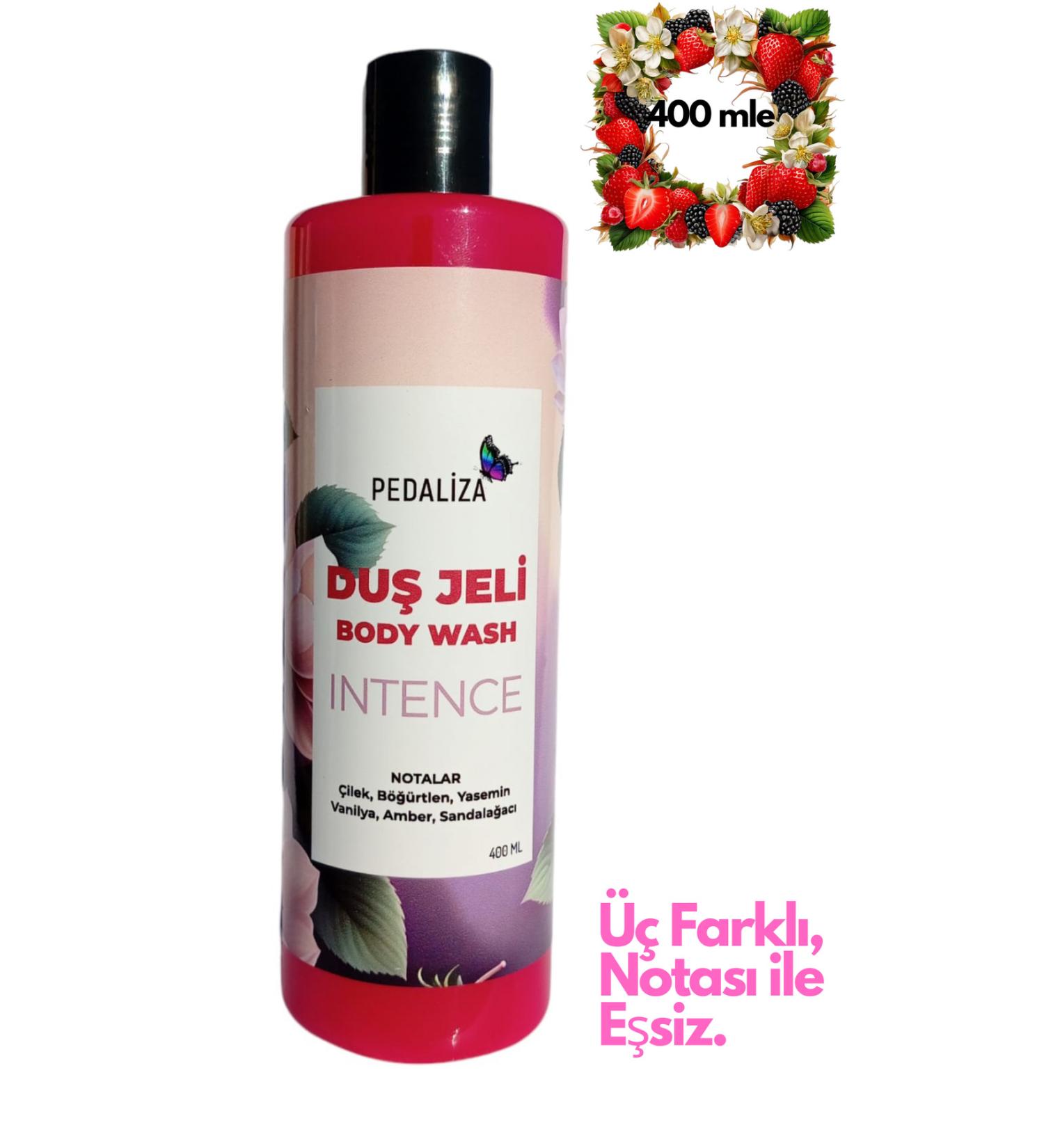 pedaliza Intence Shower Gel Notes 400 ml (Long-lasting Fragrance)