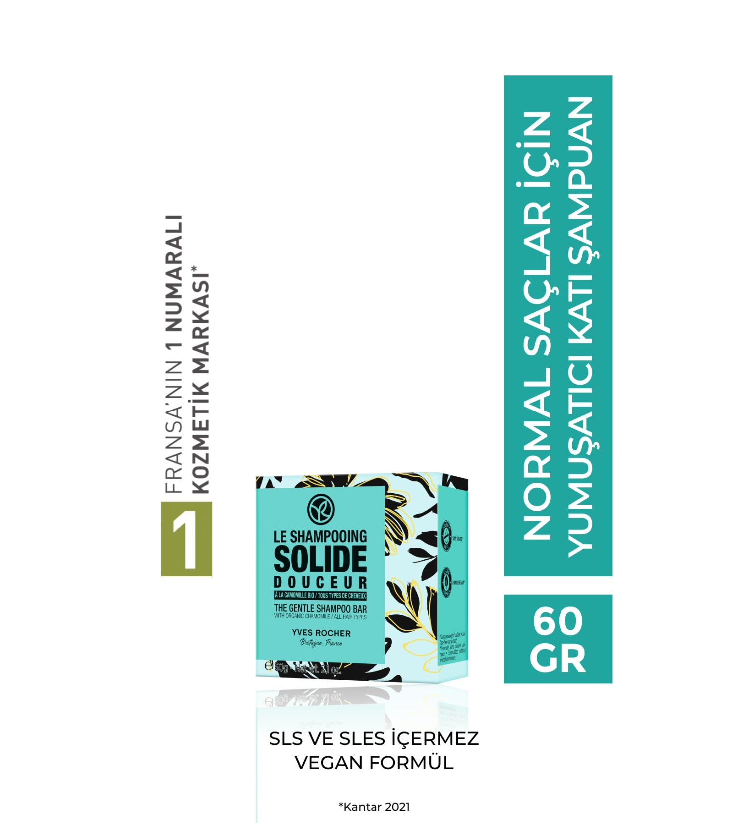 Yves Rocher Softening Solid Shampoo Prevents Hair Knotting With its Formula that Softens the Hair eleg.2790