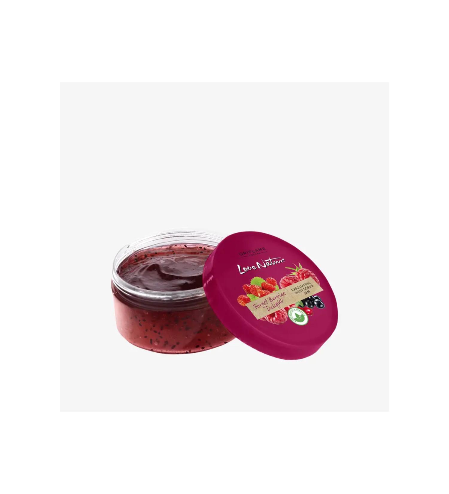 Oriflame Forest Berries Delight Peeling Body Scrub Jam 200 ml