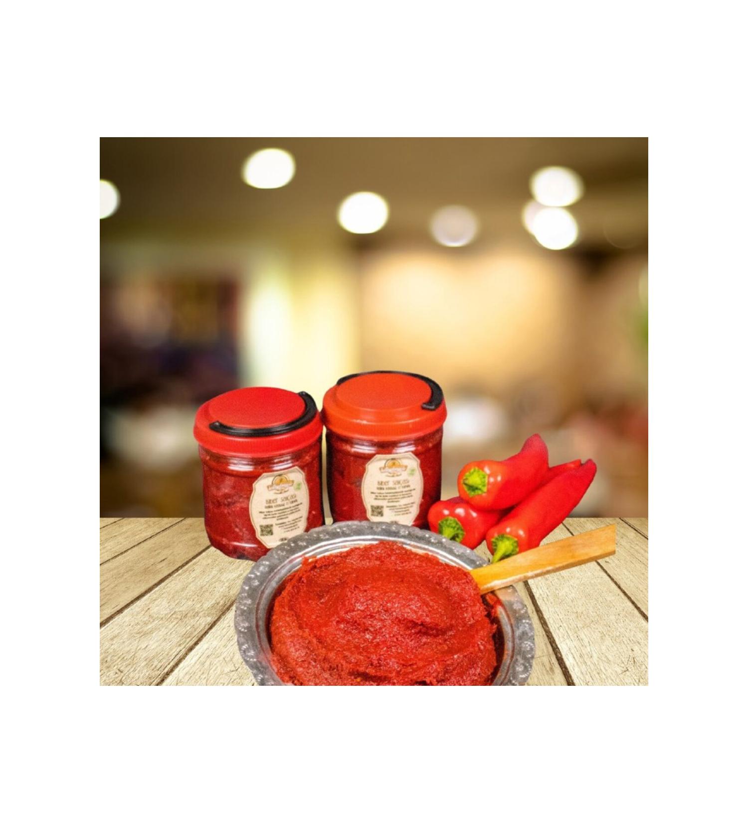 hataydangelir Hatay Local Hot Pepper Paste 2 Kg Homemade