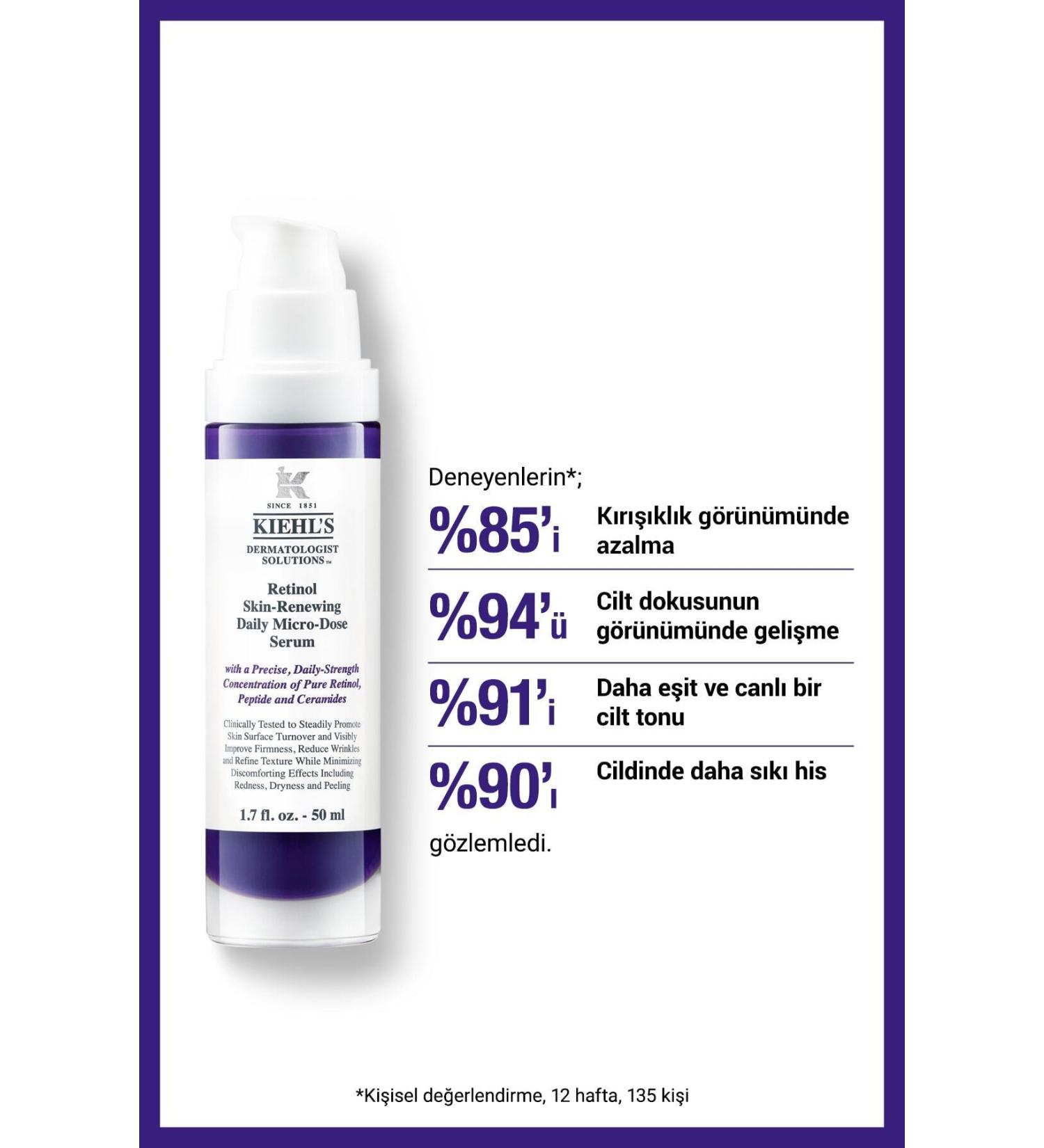 Kiehl's SMOOTH SKIN-DERMATOLOGIST SOLUTIONS DAILY SERUM WITH RETINOL 30 ML KEYON911 - Buy Online on GoSupps.com