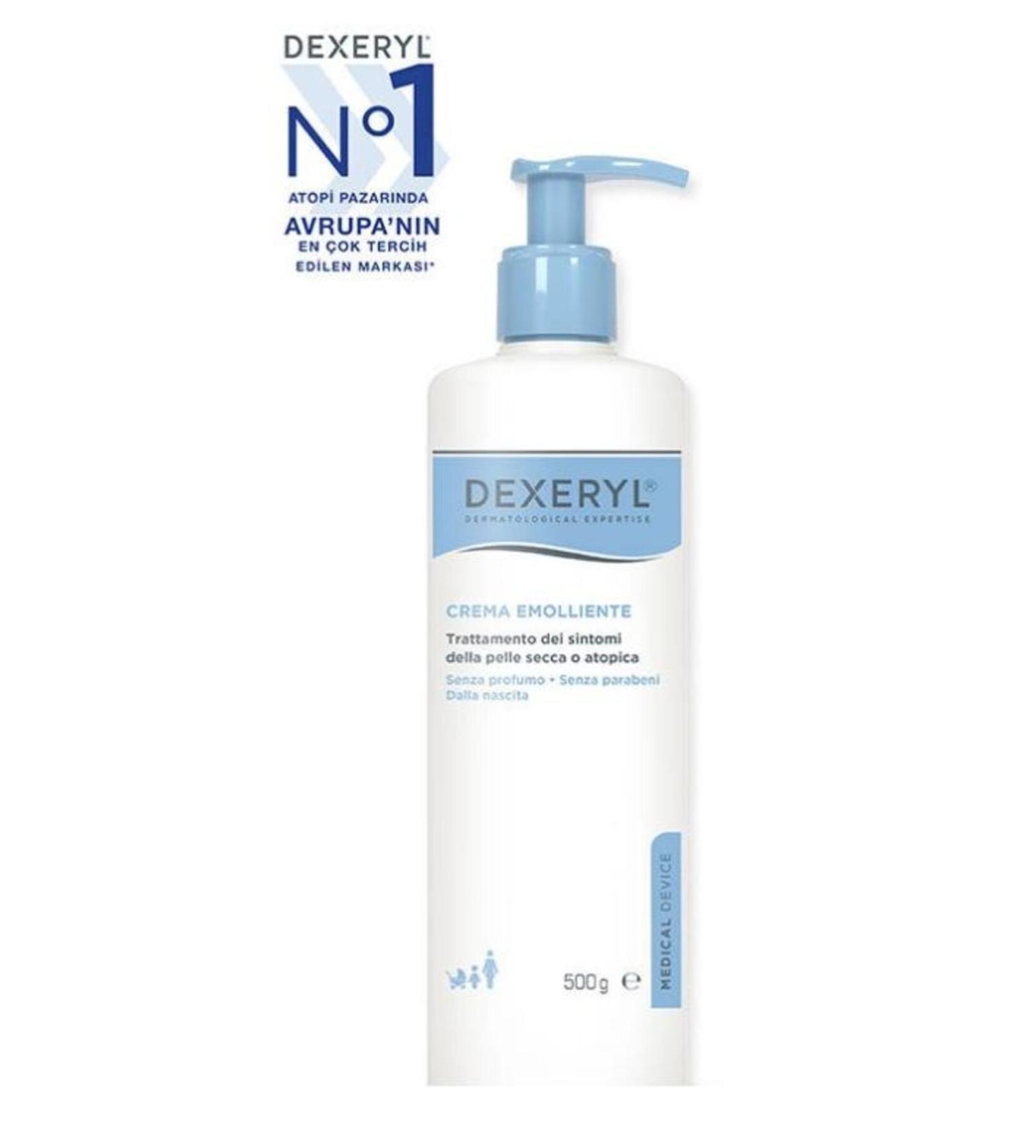 DEXERYL Emollient Cream Cream for Very Dry and Atopic Skin 500 gr