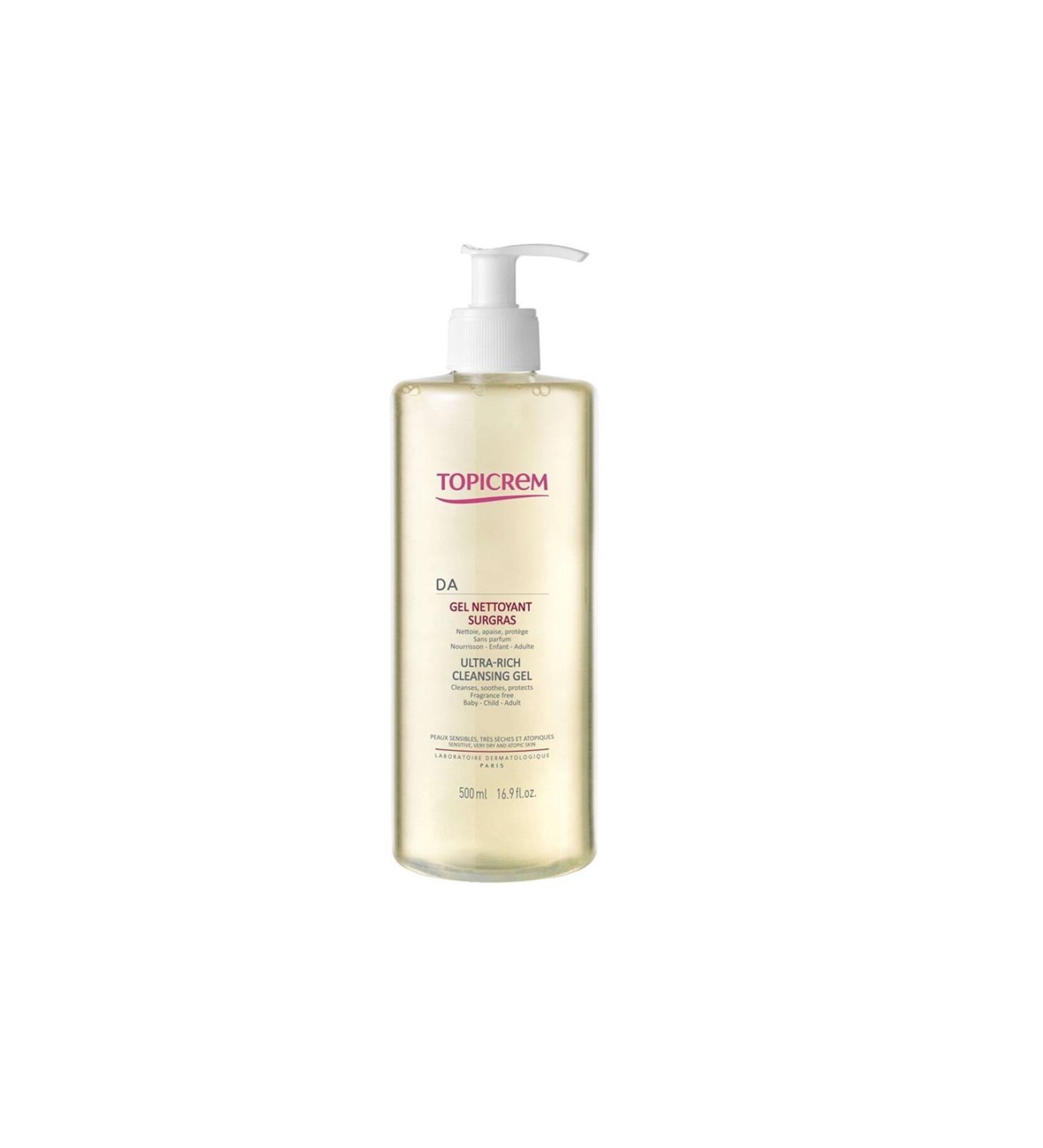 Topicrem Da Ultra Rich Cleansing Gel 500 ml