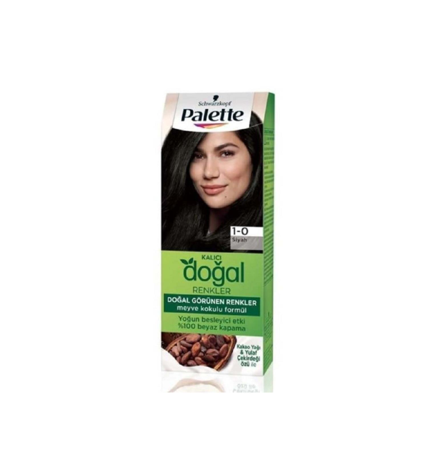 Palette Permanent Natural Colors Hair Dye Black 1-0