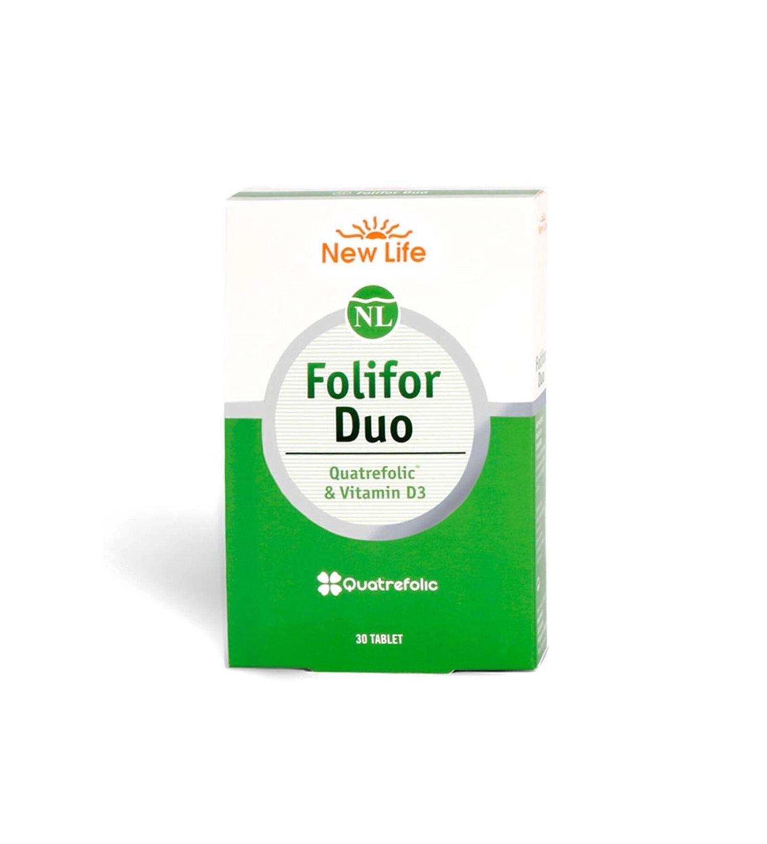 NEW Life Folifor Duo 30 Tablets