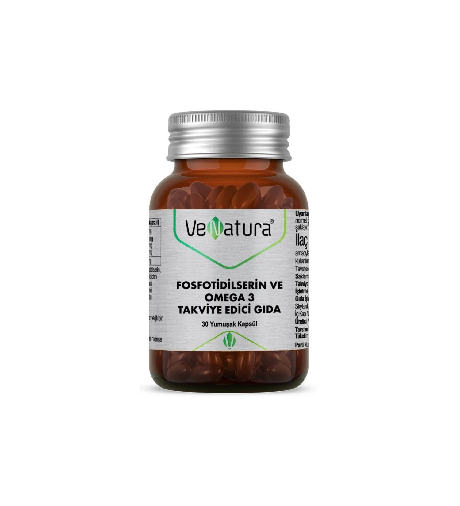 Venatura Phosphotidylserine Omega-3 30 Capsules