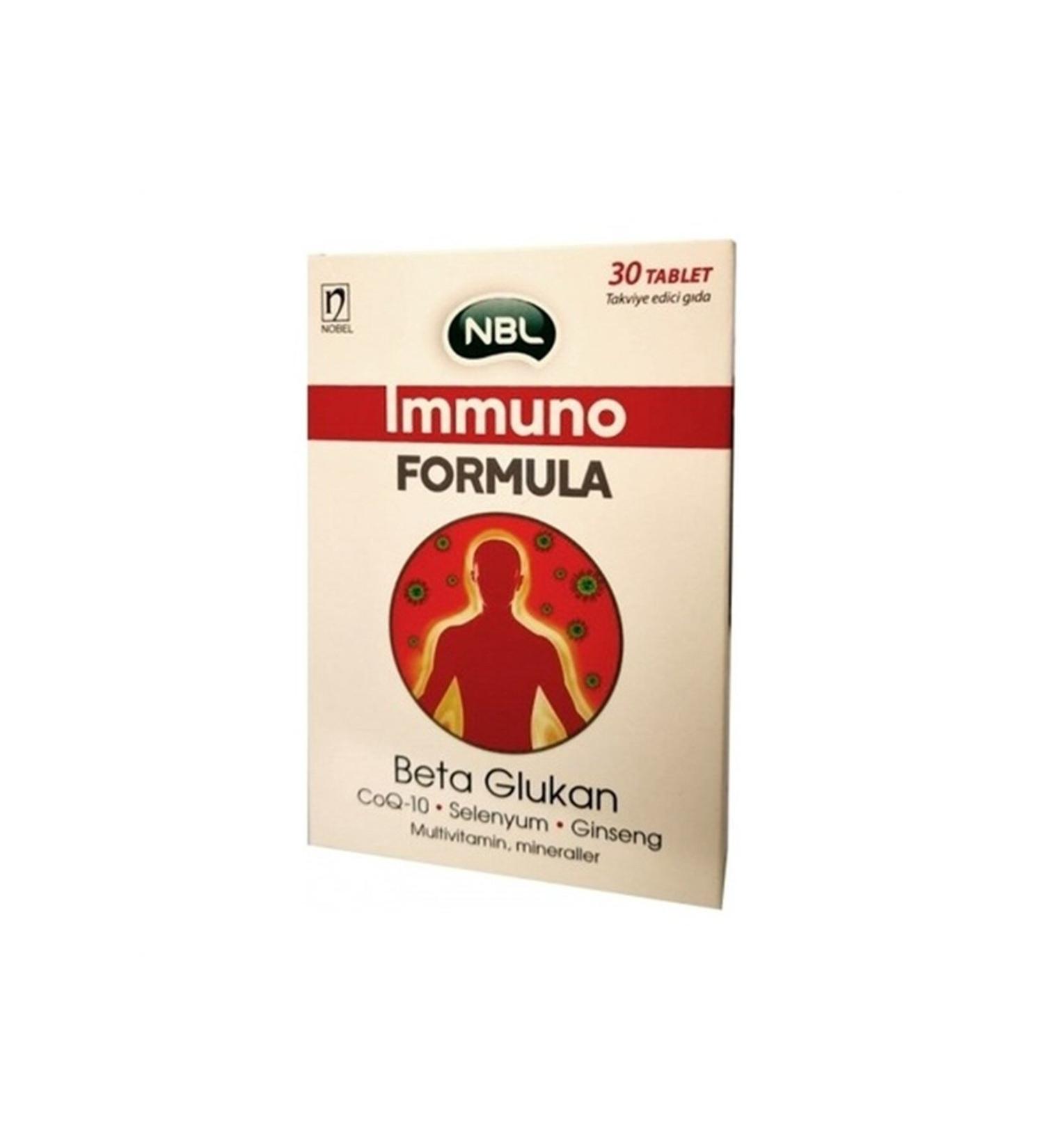 NBL Immuno Formula Selenium Beta Glucan 30 Tablets