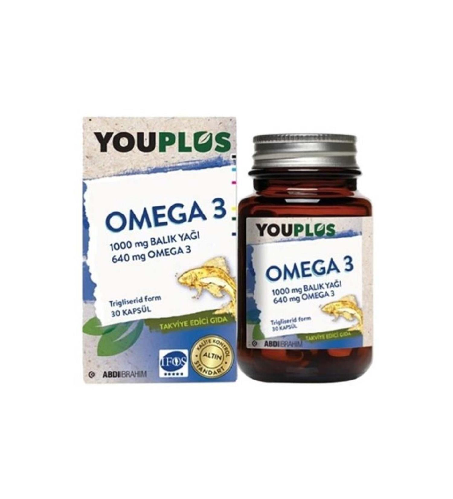 Youplus Omega 3 30 Capsules