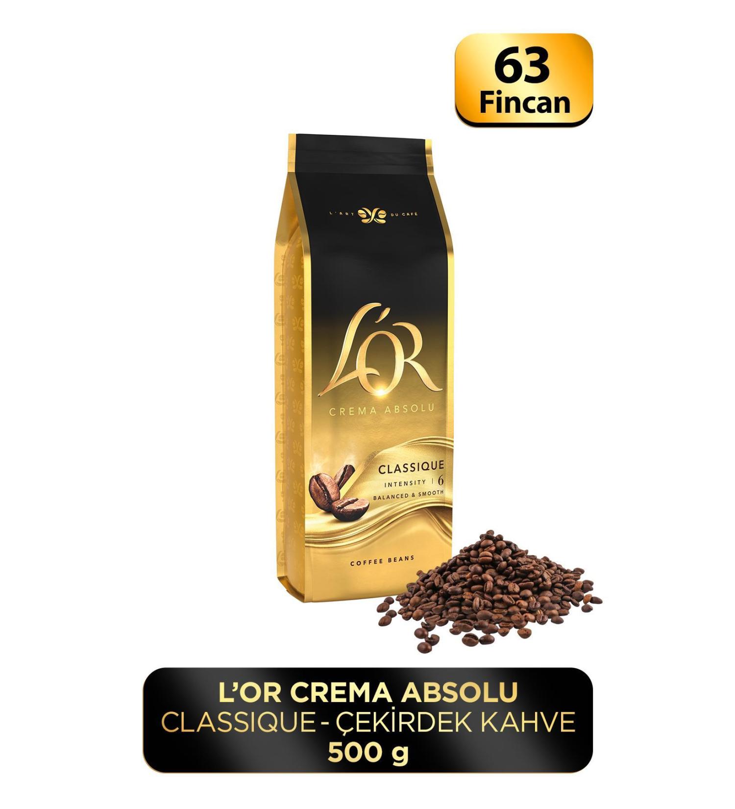 L'OR Crema Absolu Classic Coffee Beans 500gr - Buy Online on GoSupps.com