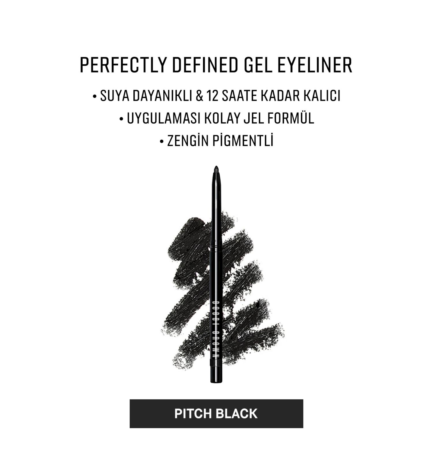 Bobbi Brown Perfectly Defined Gel Eyeliner / Gel Eyeliner Ss14 .35 G Pitch Black 716170132266
