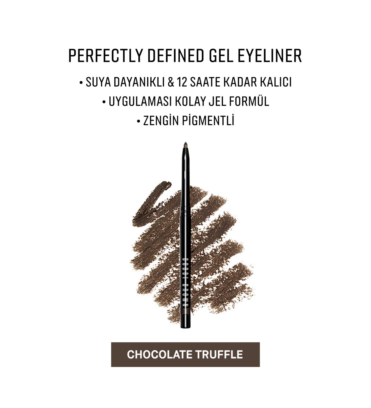 Bobbi Brown Perfectly Defined Gel Eyeliner .35 G Chocolate Truffle 716170132273 - Buy Online on GoSupps.com