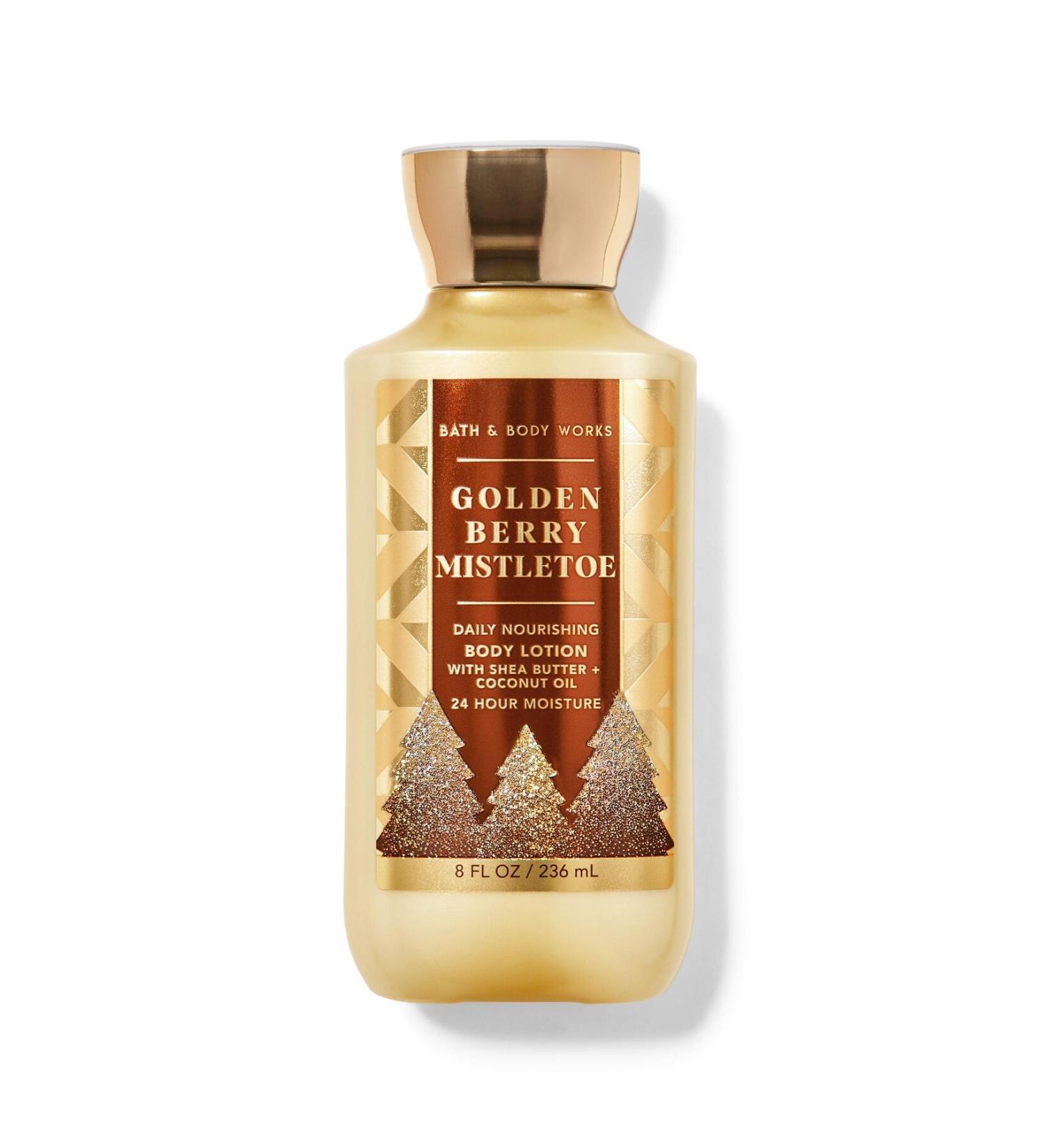 Bath & Body Works Golden Berry Mistletoe Moisturizing Body Lotion 236 ml