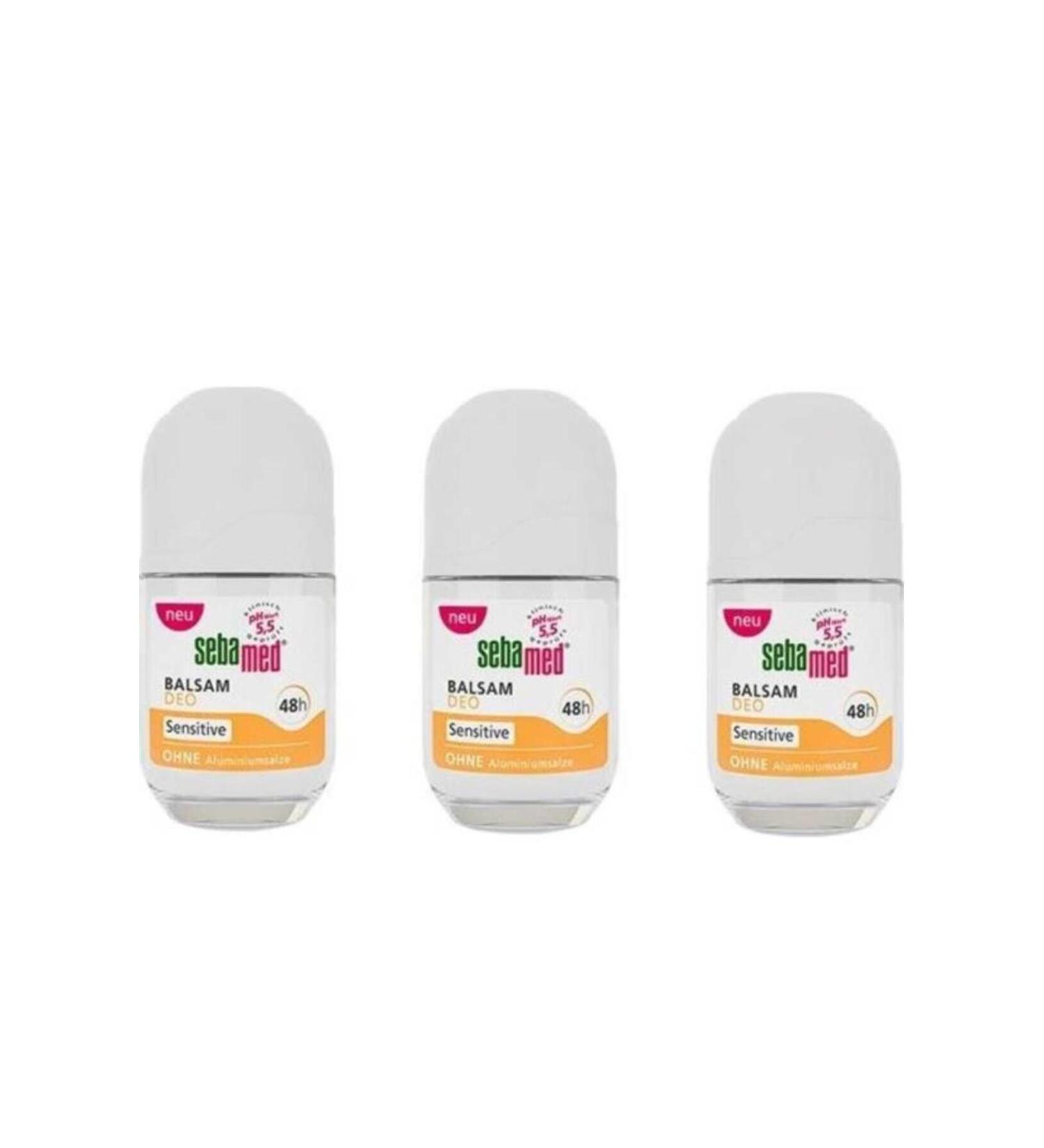 Sebamed Roll-on Sensitive Balsam 50 ml X 3 Pieces