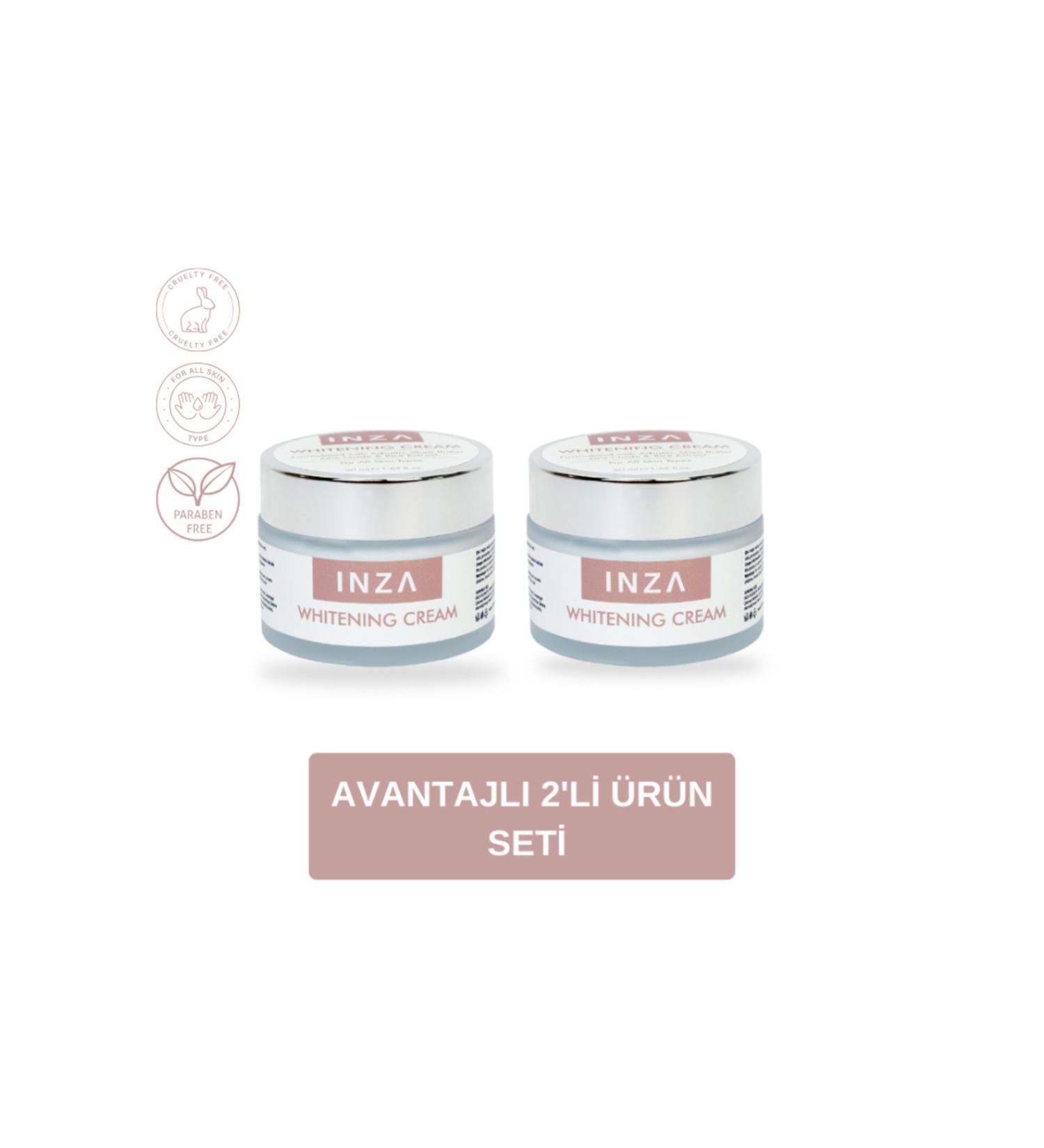 Inza 2-Piece Skin Whitening Brightening Arbutin Anti-Spot Cream 50 ml
