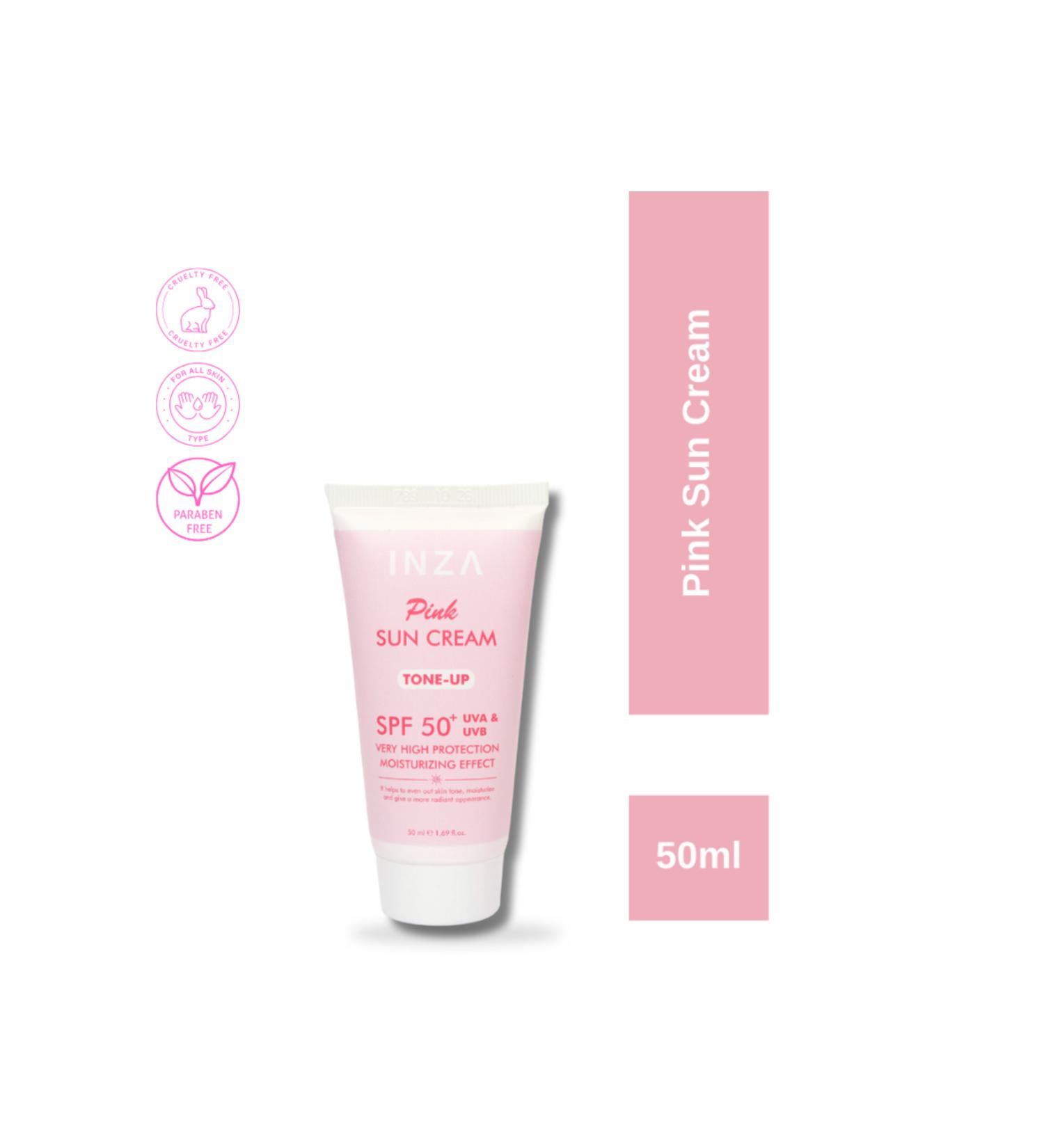Inza Pink Sunscreen Anti-Stain and Skin Tone Equalizer SPF 50