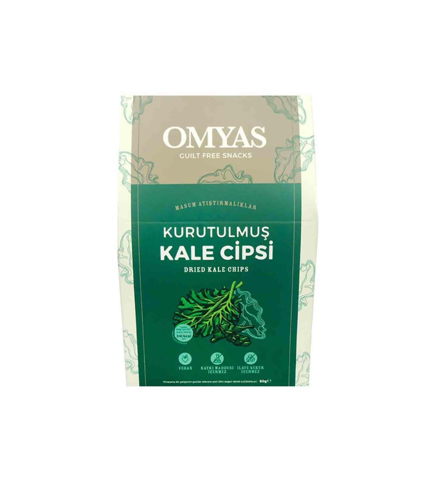 Omyas Dried Kale Chips 60gr