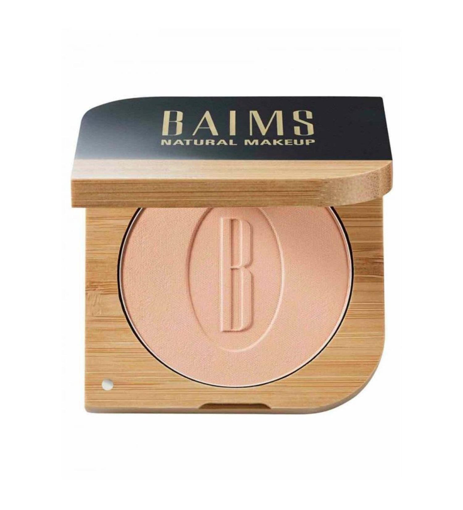 baims Mineral Pressed Powder 9gr - Medium-dark