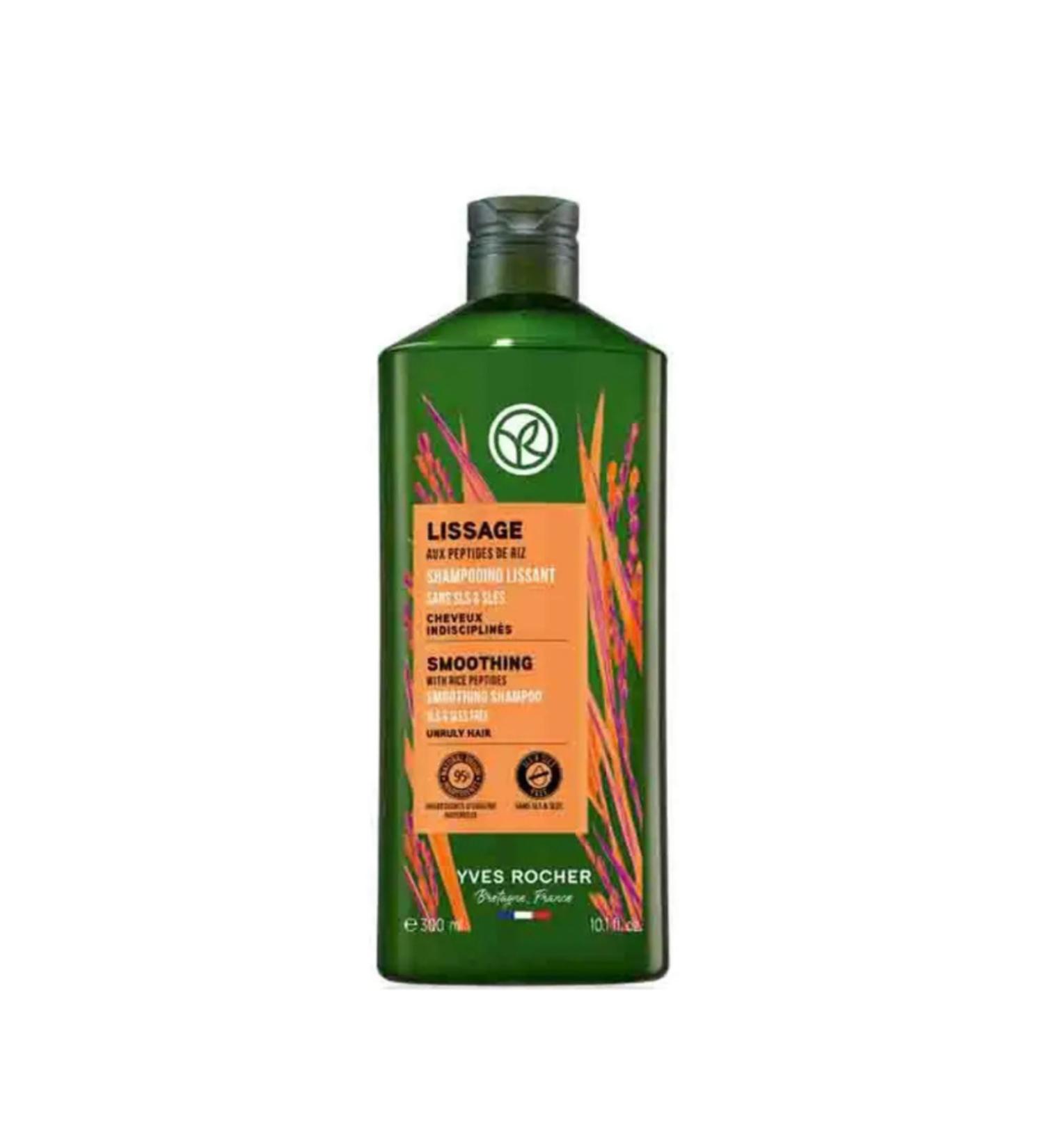 Yves Rocher STRAIGHTENING SOOTHING VEGAN SHAMPOO FOR FRIZZY HAIR 300ML / COSMETOLOGIST - Buy Online on GoSupps.com