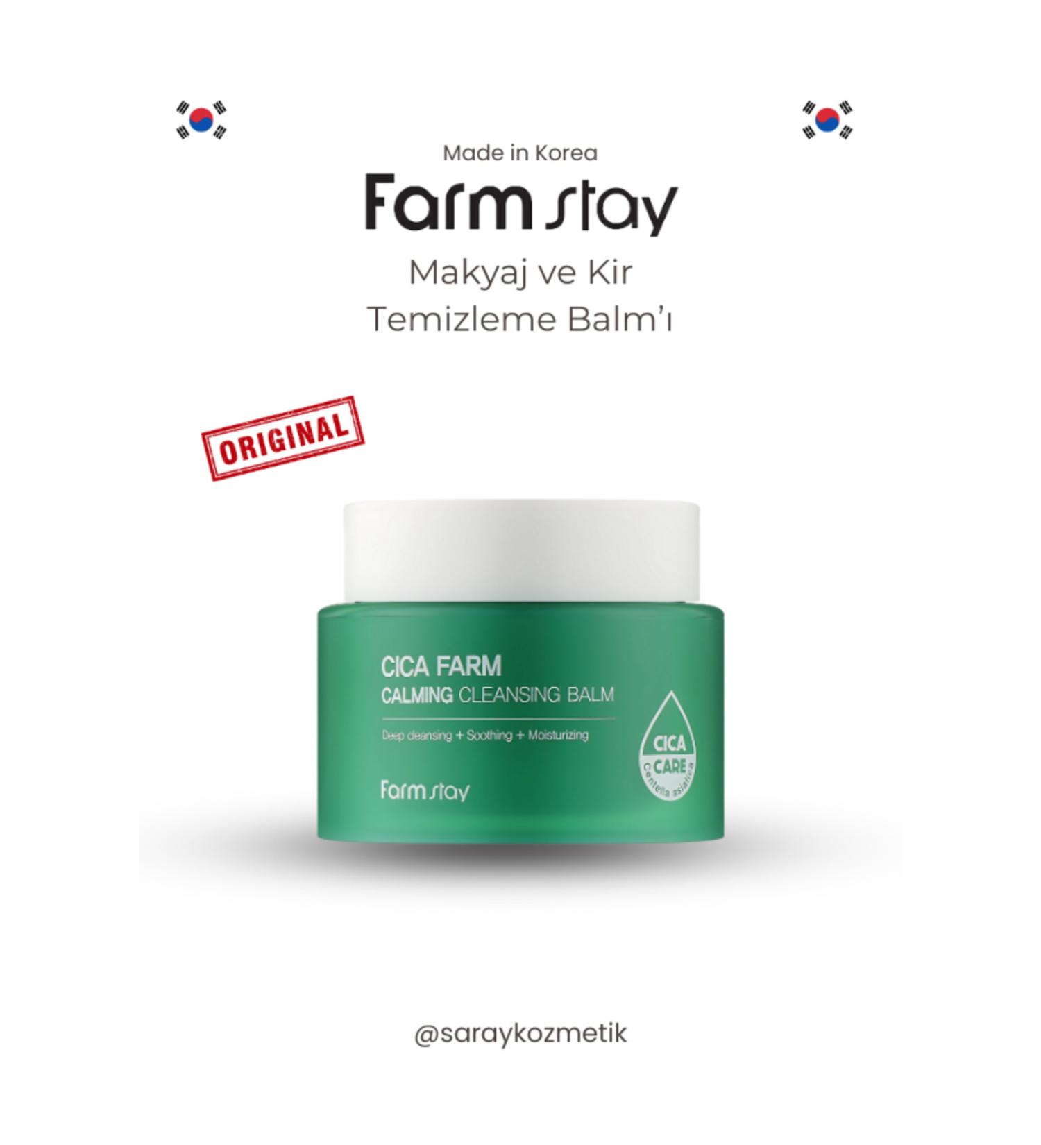 Farmstay Cica Farm Calming Cleansing Balm- Facial Cleansing Balm