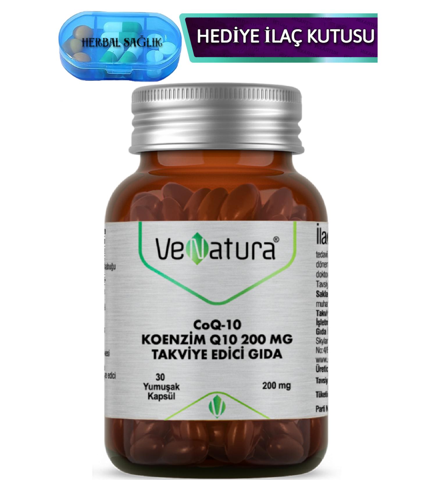 Venatura CoQ-10 Coenzyme Q10 30 Capsules 200mg