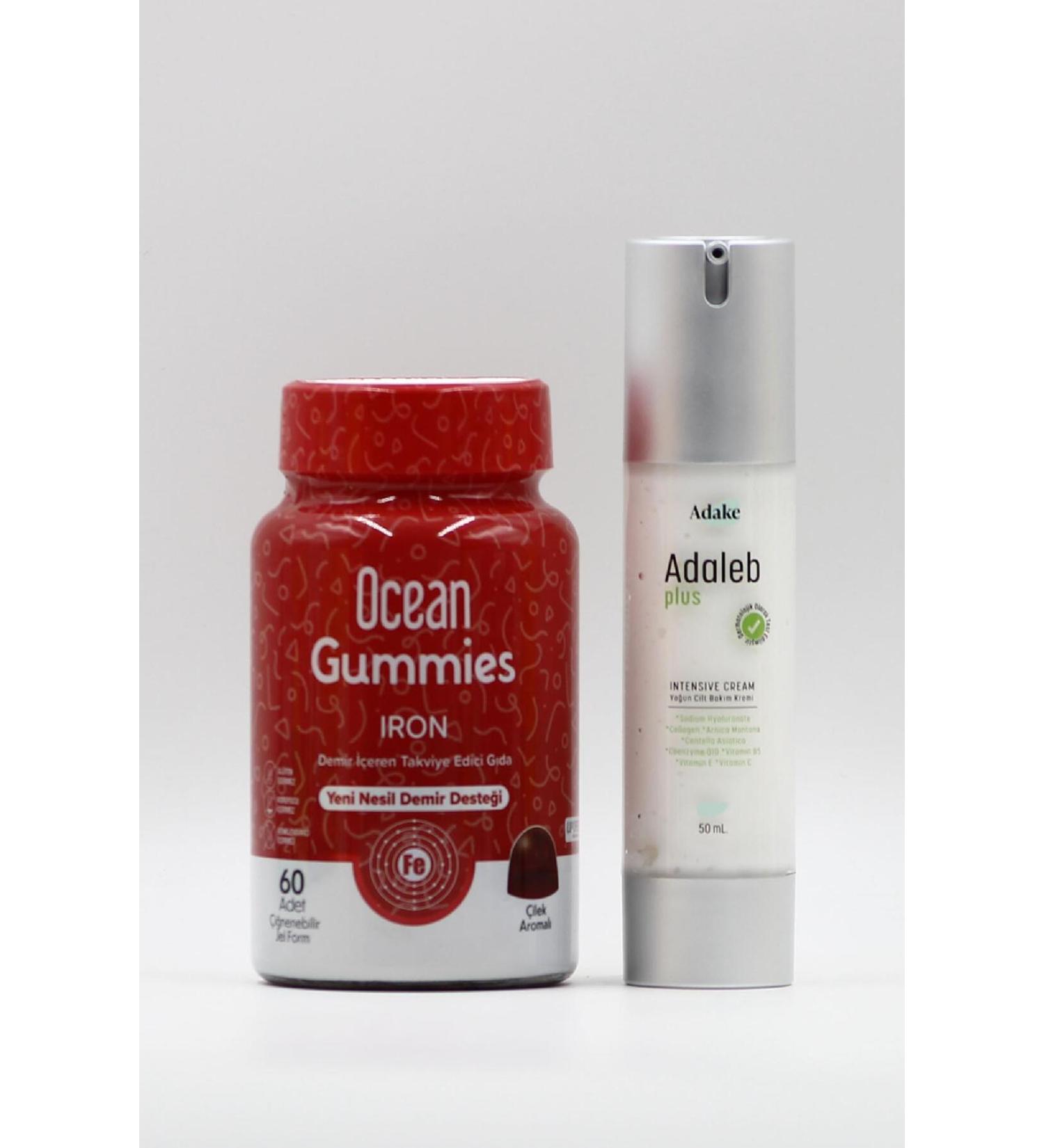 Ocean Gummies Iron Iron Chew Form and Adaleb Plus - Buy Online on GoSupps.com