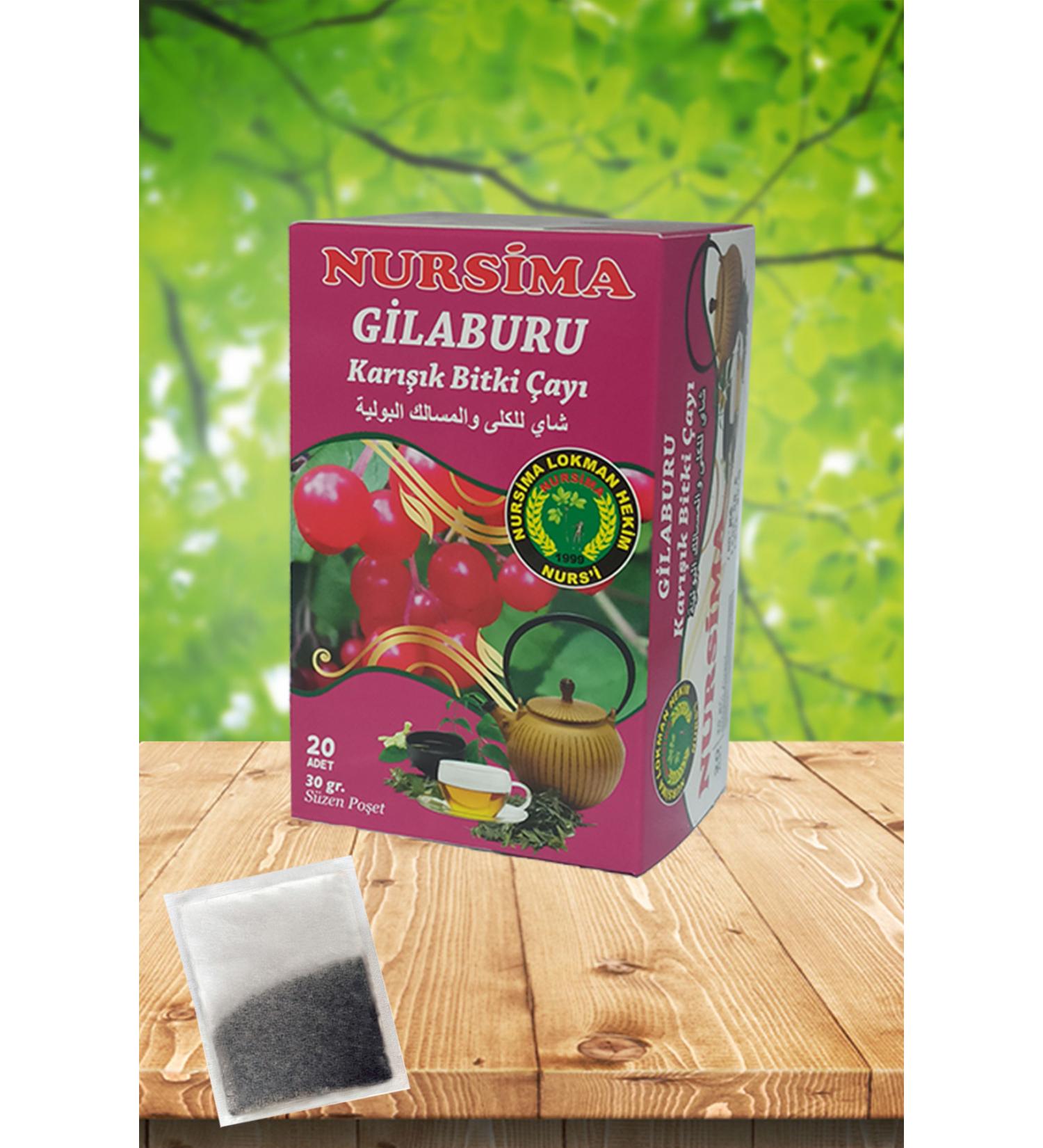 Nursima Gilaburu Mixed Herbal Tea 20' Filtering Bag