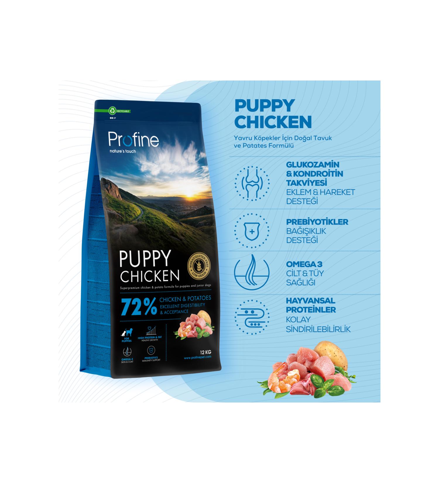 Profine PUPPY CHICKEN (Natural Chicken and Potato Formula for Puppies)