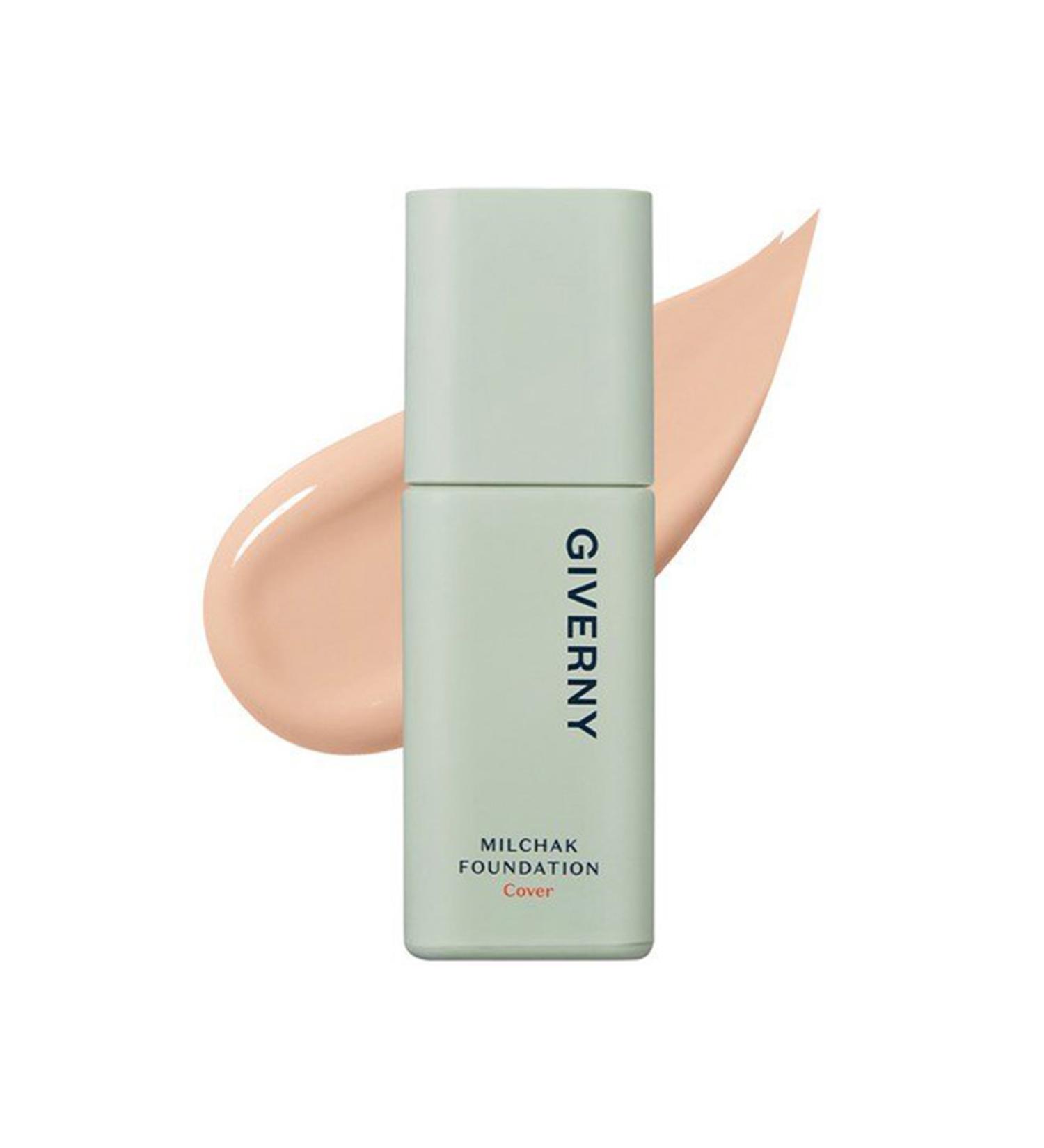 Giverny Milchak Cover High Coverage and Moisture Finish Foundation #22NW Natural Beige - Buy Online on GoSupps.com