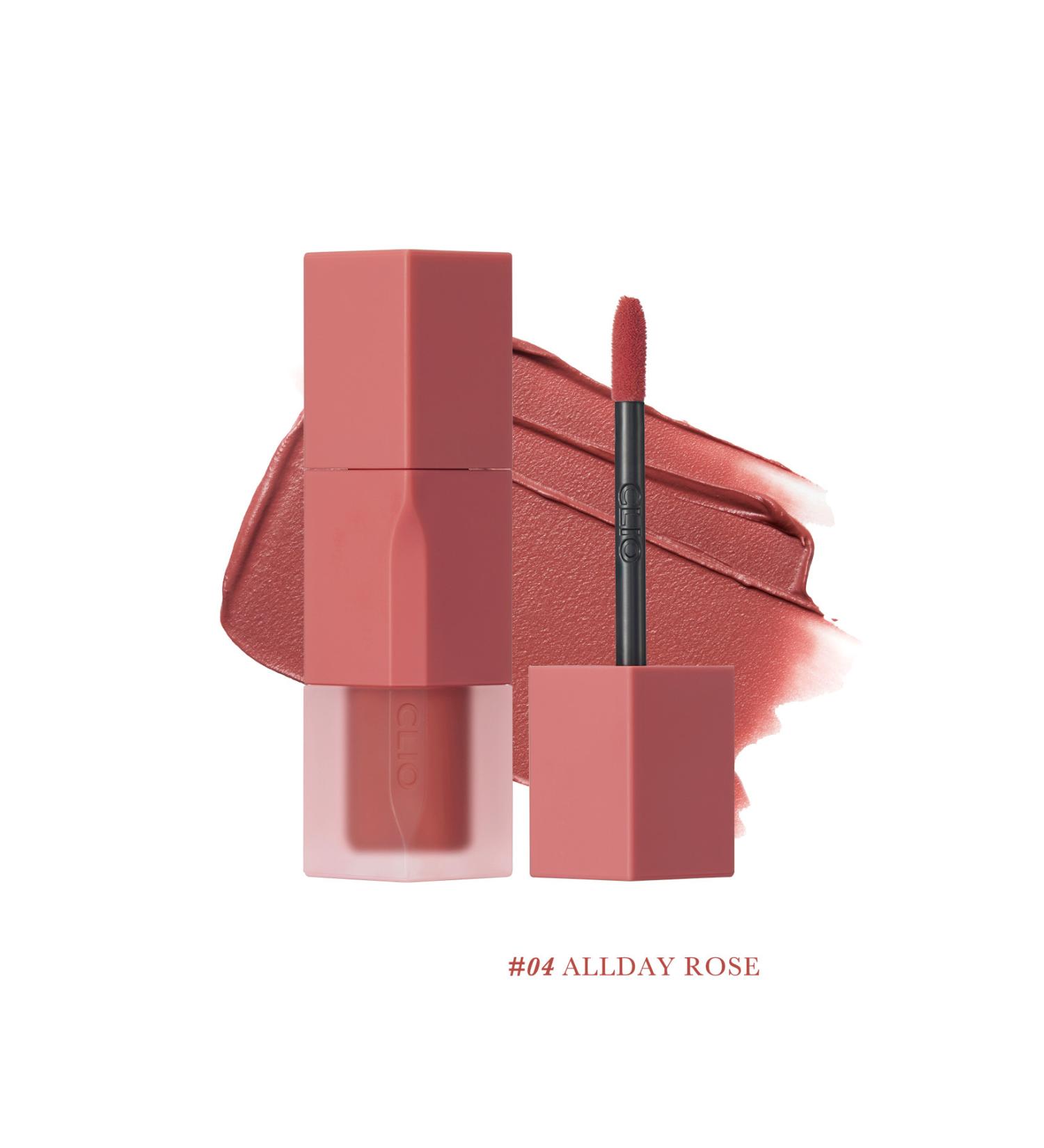 CLIO Smooth and Velvety Textured Natural Looking Tint CLIO Chiffon Blur Tint (04 Allday Rose)