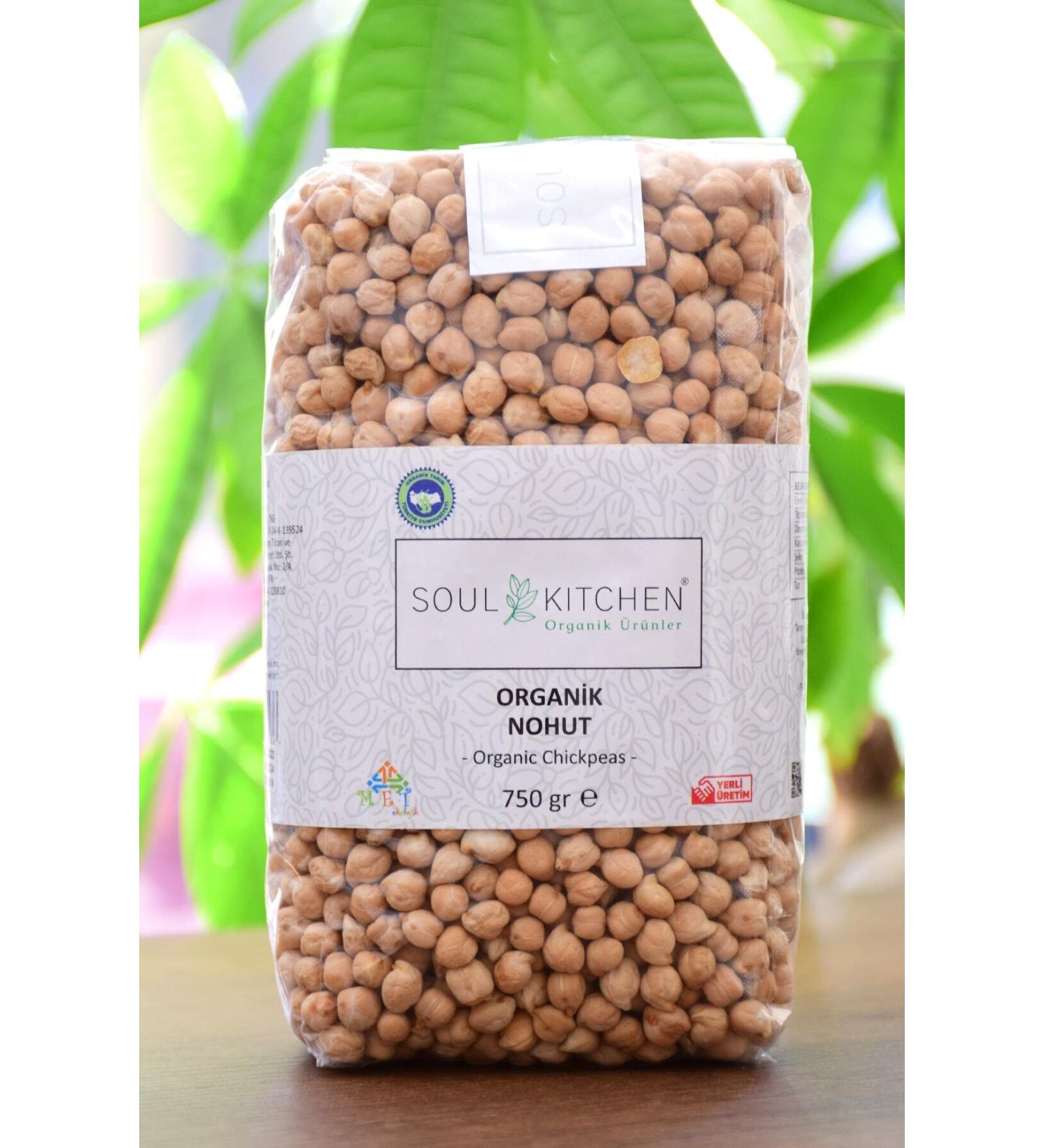 Soul Kitchen Organic Products Organic Chickpeas 750gr - Buy Online on GoSupps.com