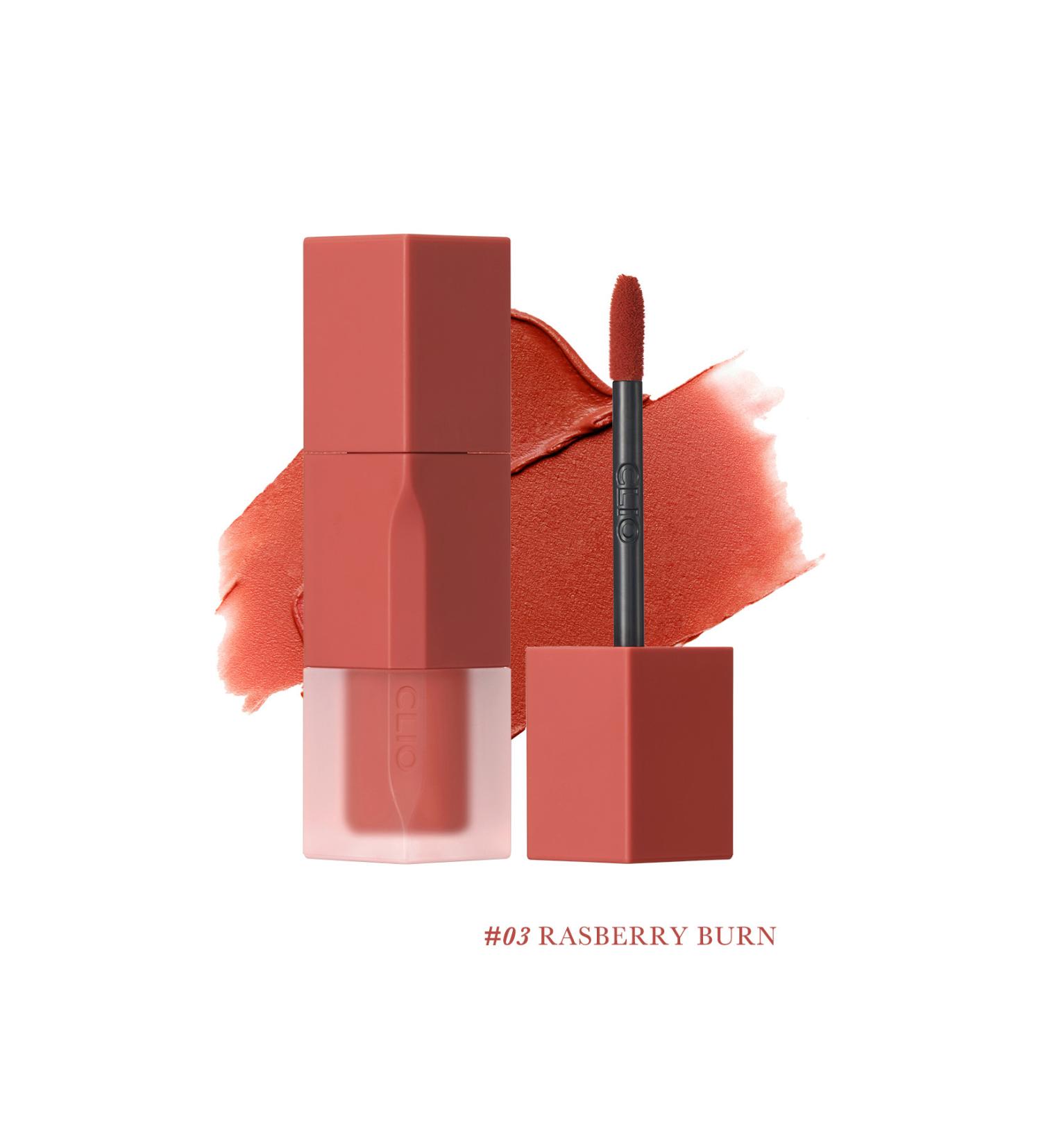 CLIO Smooth and Velvety Textured Natural Looking Tint CLIO Chiffon Blur Tint (03 Rasberry Burn) - Buy Online on GoSupps.com