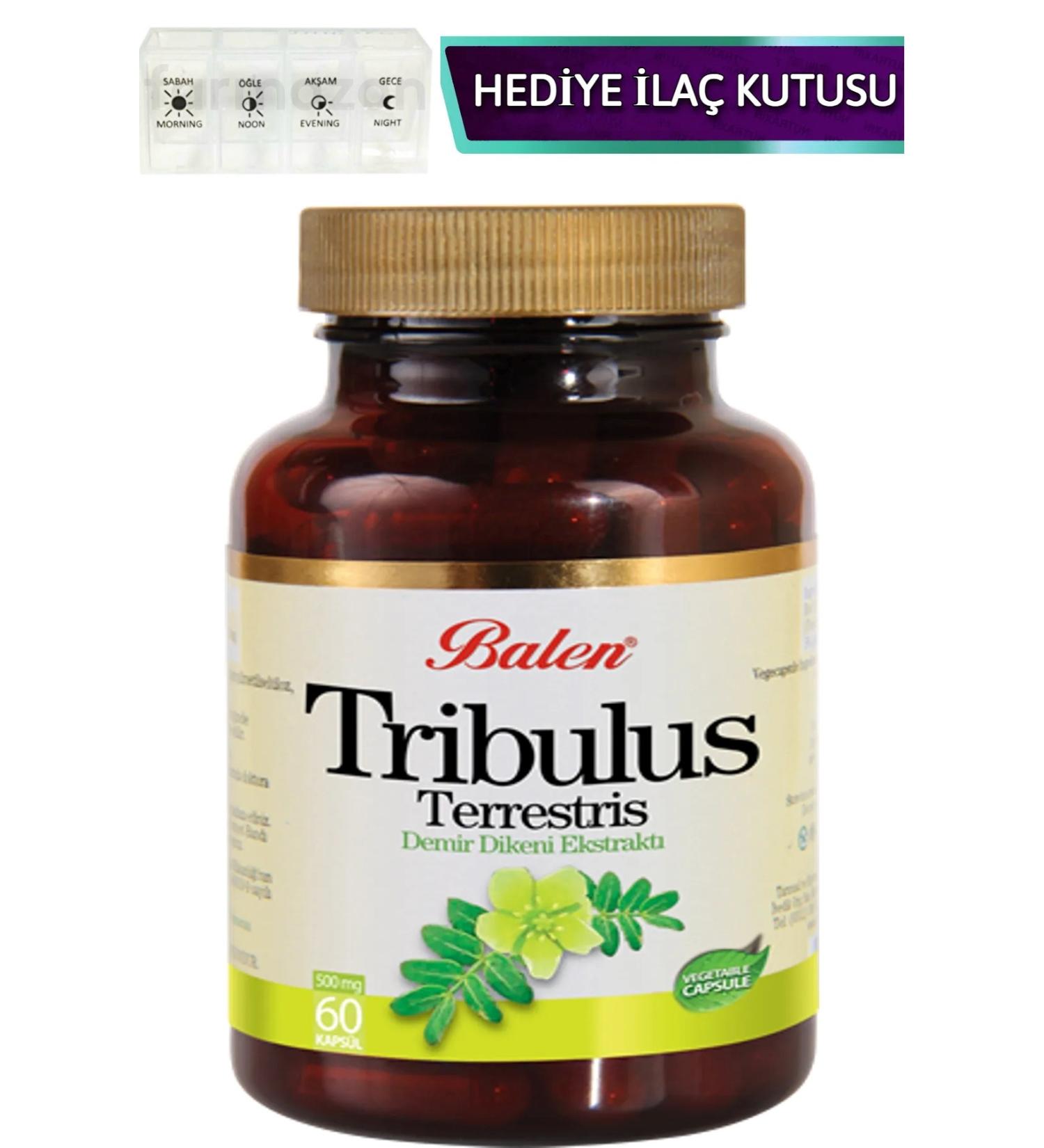 Balen Tribulus Terrestris-Iron Thorn Extract 620 Mg 60 Capsules