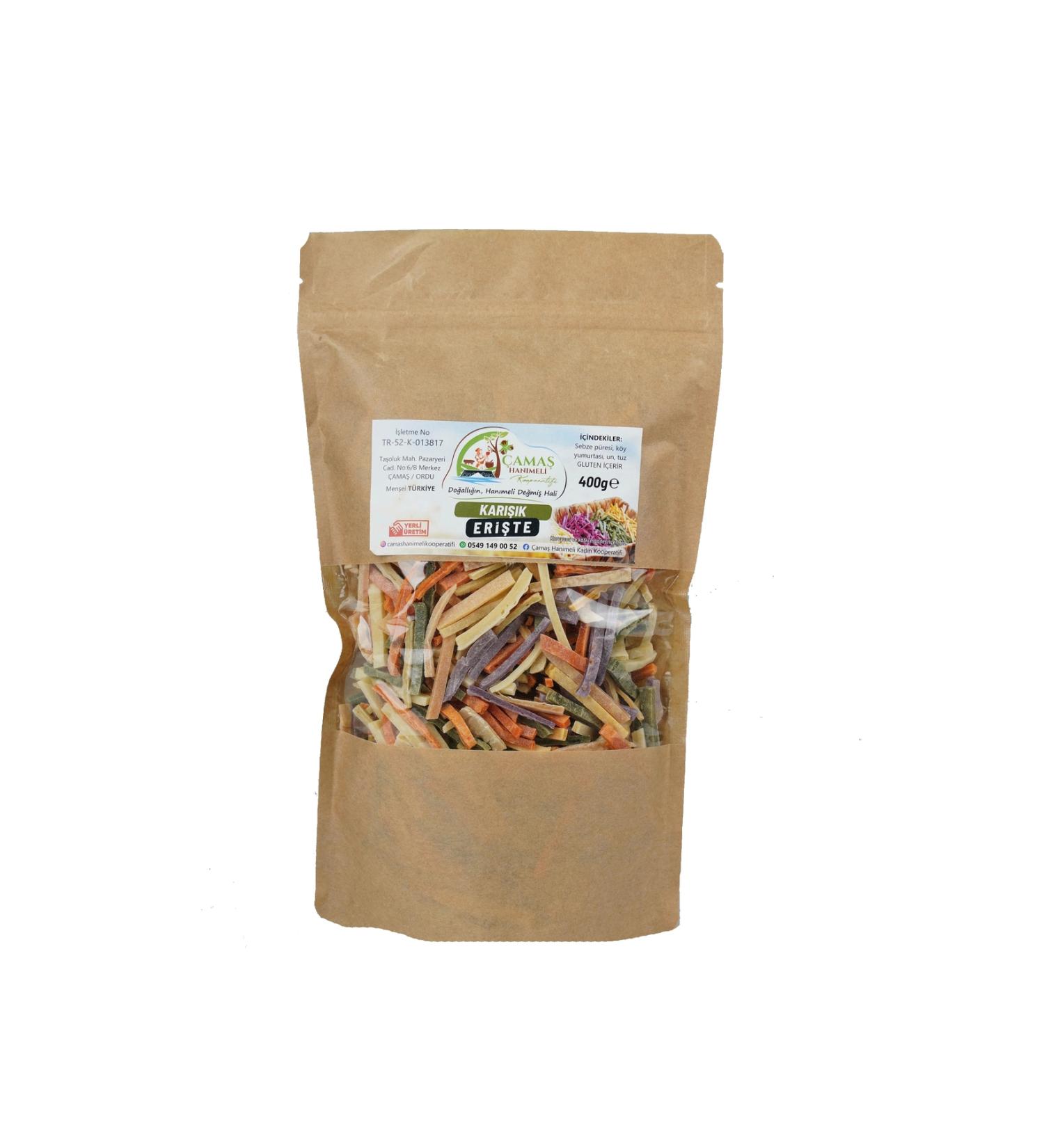 Ordu Organic Market Mixed Noodles 400 Gr (natural-additive-free)