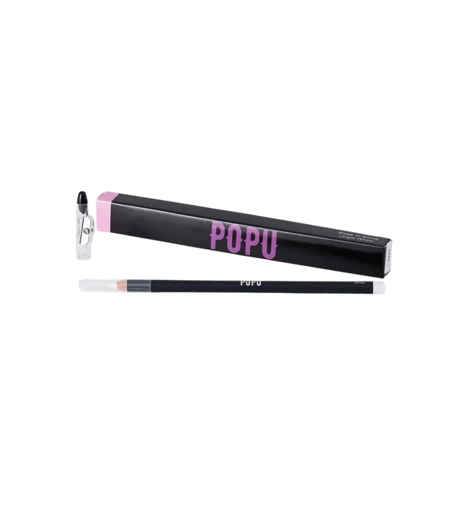 POPU Lips Predraw Pencil White