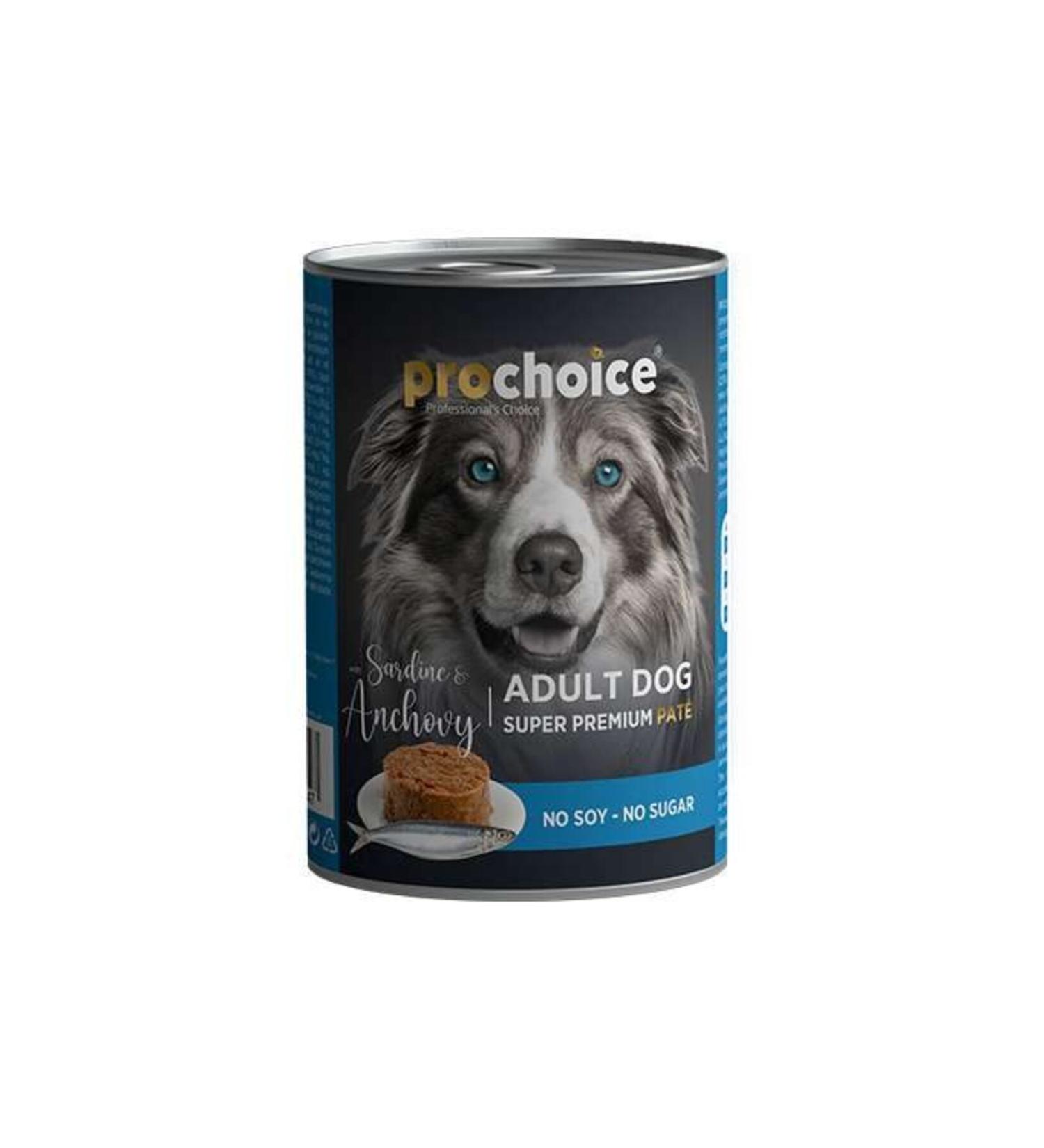 Astra Market Pro Choice Adult Geranium and Anchovy Adult Dog Canned Food 400 Gr - Lisinya