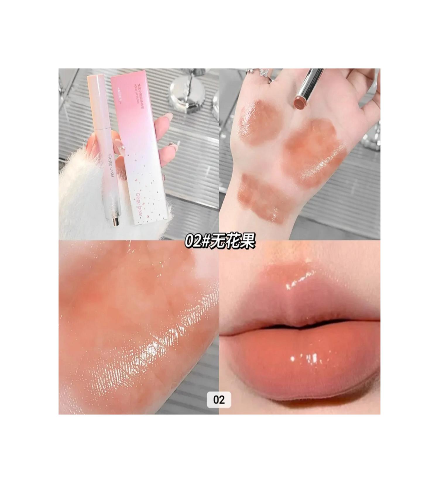 Cosmetics Korean Style Gege Bear Moisturizing Effect Lip Gloss - Buy Online on GoSupps.com