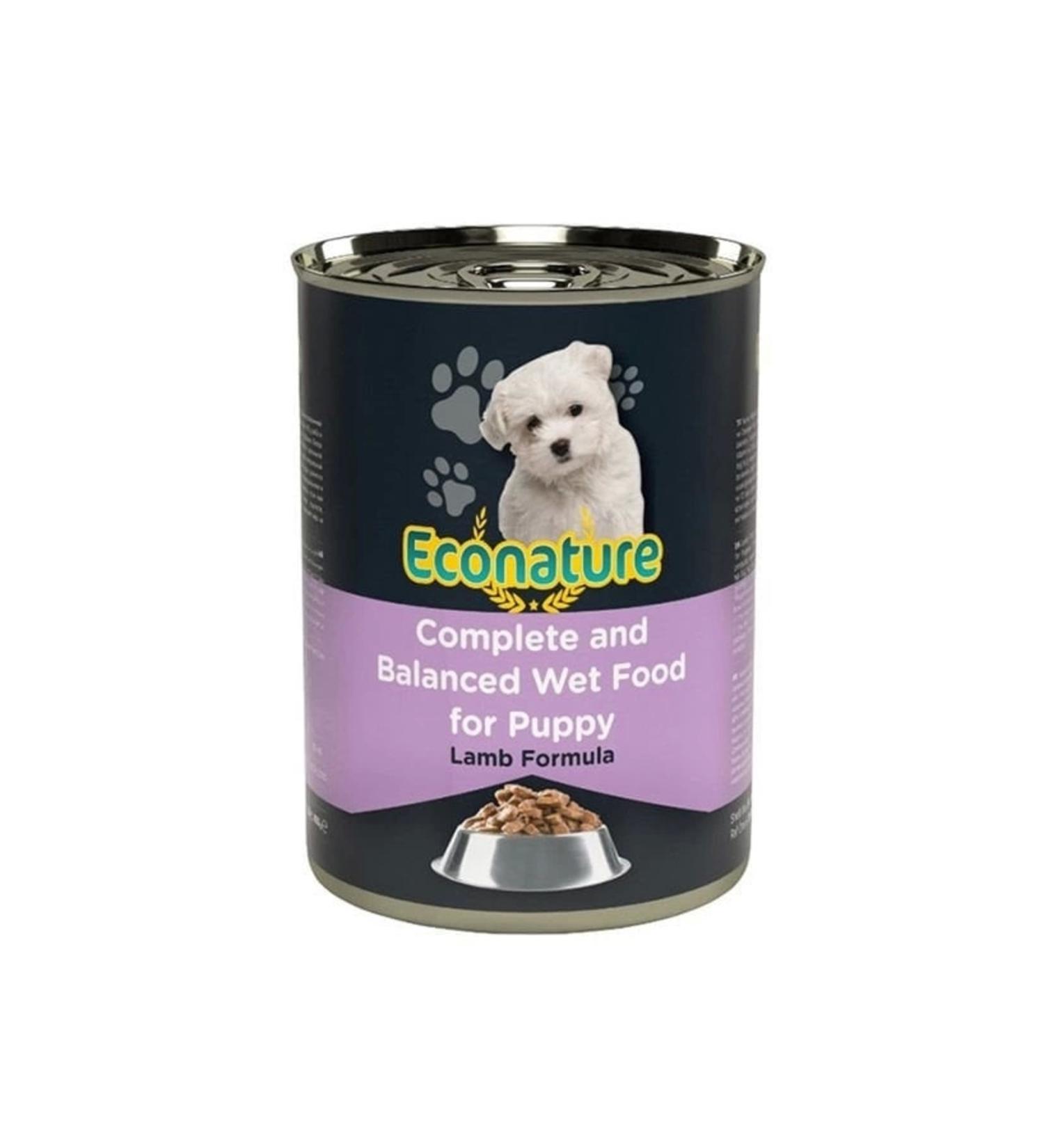 Econature Lamb Meat Puppy Canned Food 400 gr