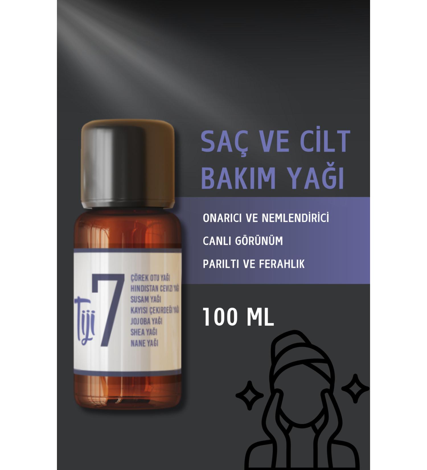 Tiji Garden No:7 Miraculous Hair and Skin Care Oil 100 ml Repairing and Nourishing - Buy Online on GoSupps.com