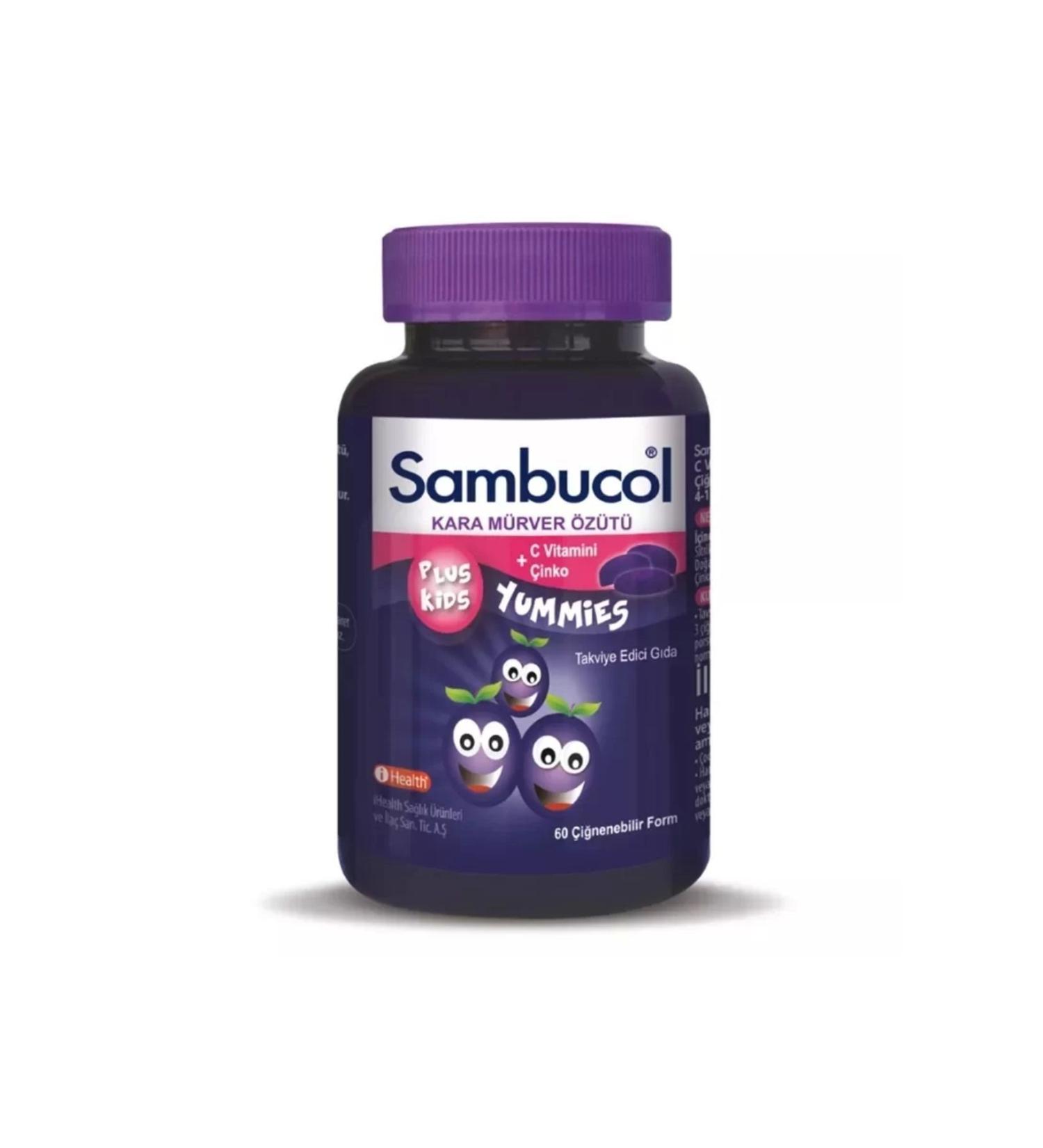 Sambucol Yummies Supplementary Food for Children 60 Pieces