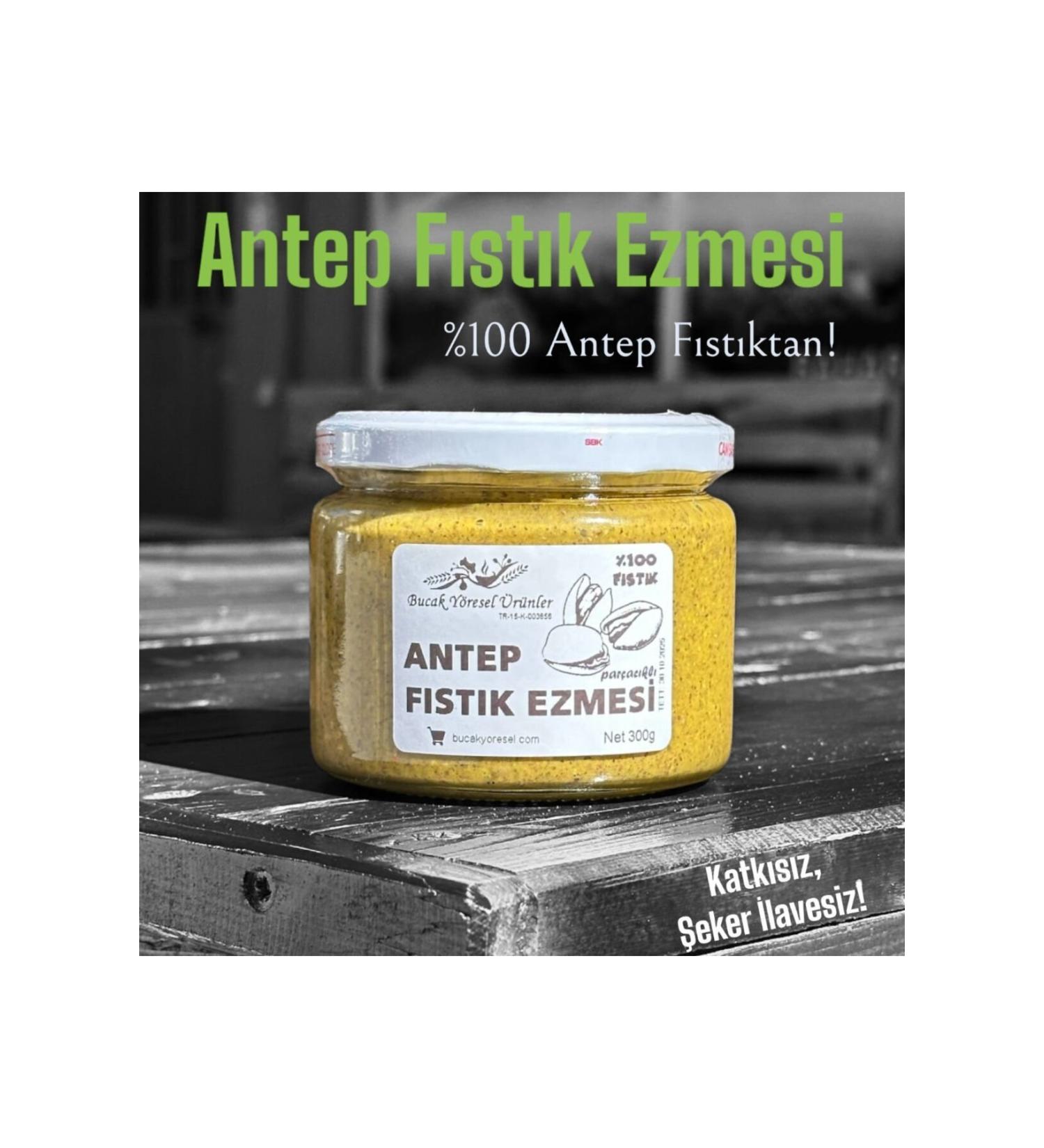 Bucak Local Products Antep Peanut Paste 300g Particle No Additives 0 Antep Pistachios