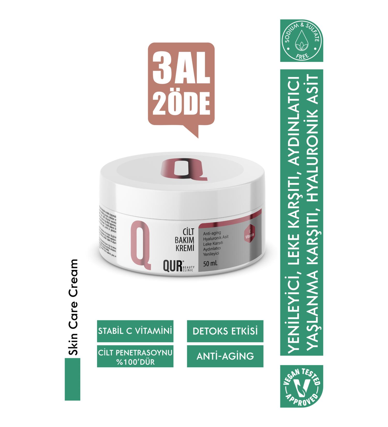 QUR Detox Effective Skin Rejuvenator Brightening Anti-Spot Vitamin C Skin Care Cream - Buy Online on GoSupps.com