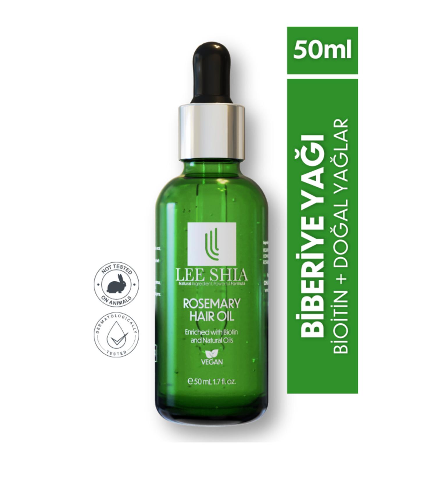 Lee Shia Rosemary and Biotin Complex 50ml - Fast Growth Hair Care Oil for Damaged and Falling Hair - Buy Online on GoSupps.com