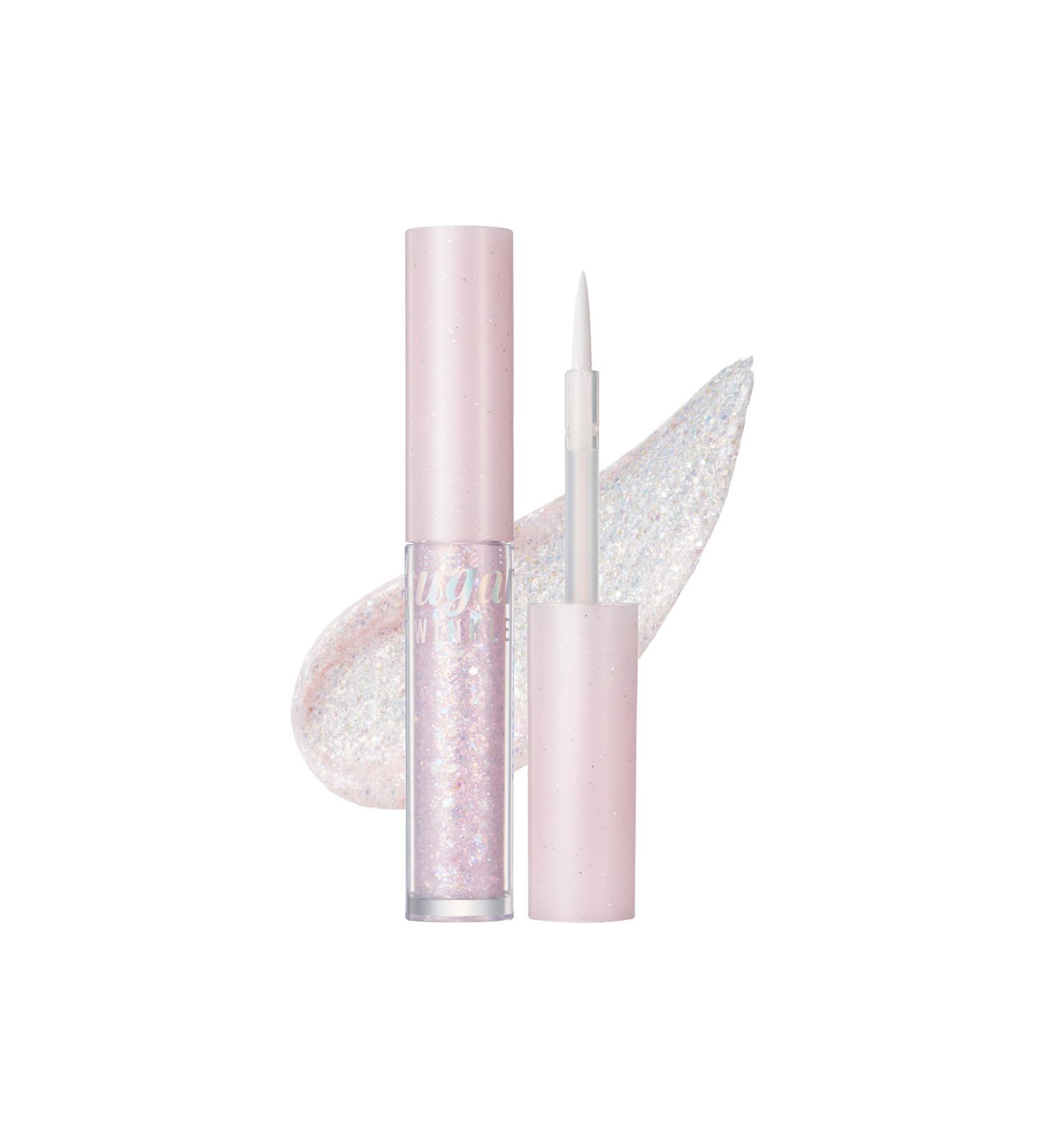 PERIPERA All Day Long Lasting Gel Form Liquid Glitter Peripera Sugar Twinkle Liquid Glitter (01 Glitter Wave) - Buy Online on GoSupps.com