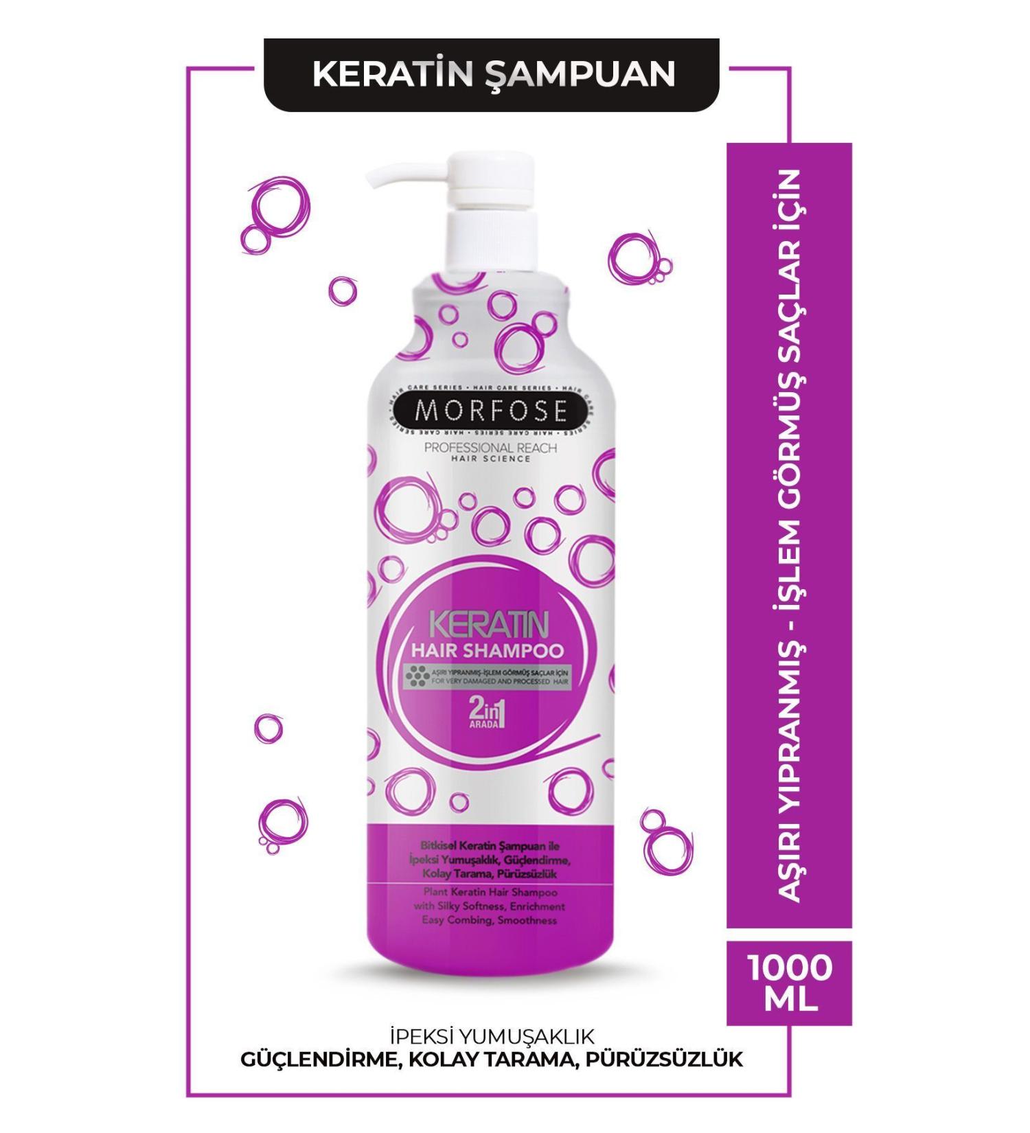 Morfose Nourishing Shampoo Strengthens Restores Strands of Hair while Gently Cleansing the Hair eleg.2779
