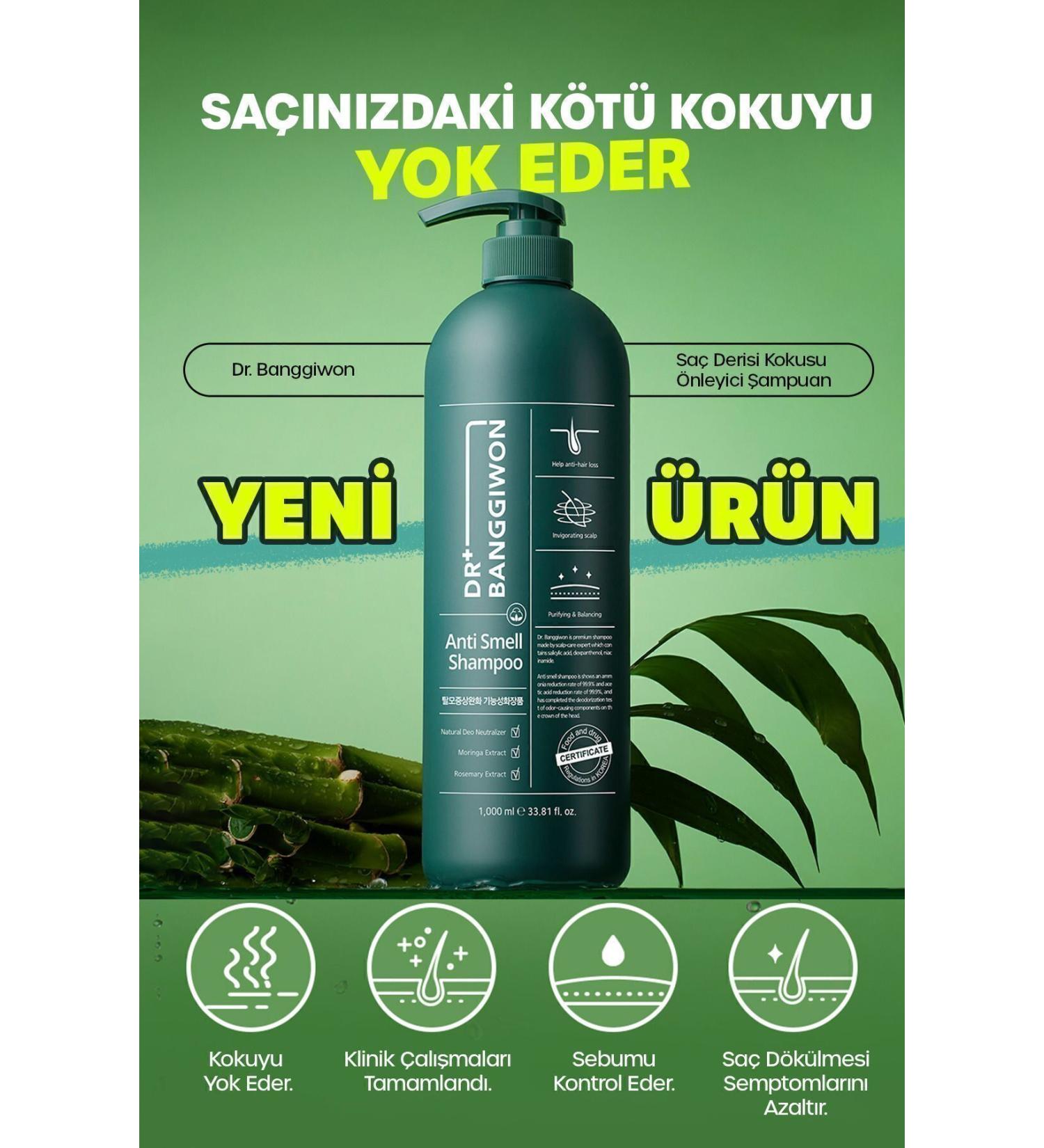 DR BANGGIWON Effective Solution Against Hair and Scalp Odors Anti Smell Shampoo 1000 ml - Buy Online on GoSupps.com