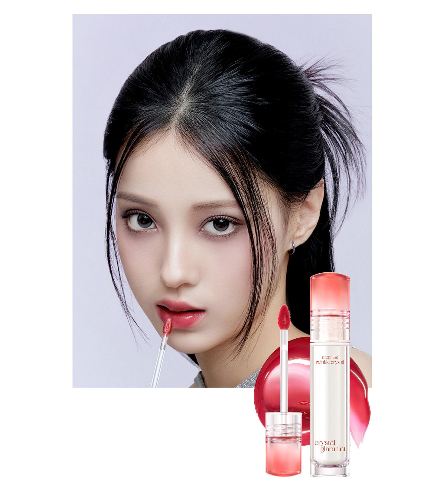 CLIO Non-sticky Intense Shimmer Tint Clio Crystal Glam Tint (12 Fiery Rose) - Buy Online on GoSupps.com