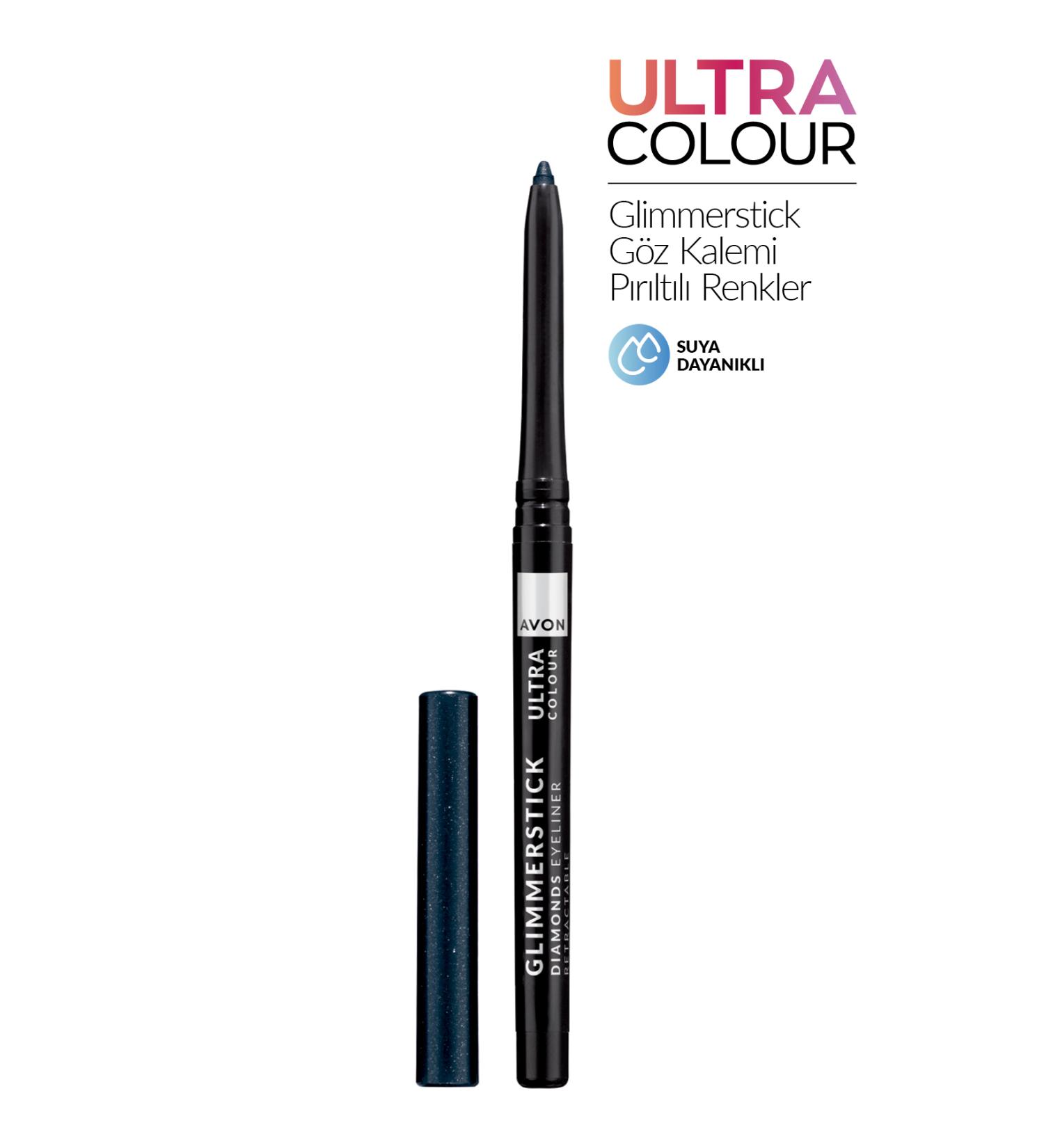 Avon Glimmerstick Shimmering Colors Lift Eye Pencil Black Ice